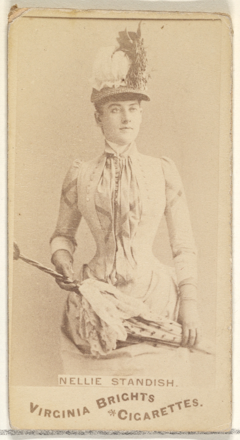 Nellie Standish, from the Actors and Actresses series (N45, Type 1) for Virginia Brights Cigarettes