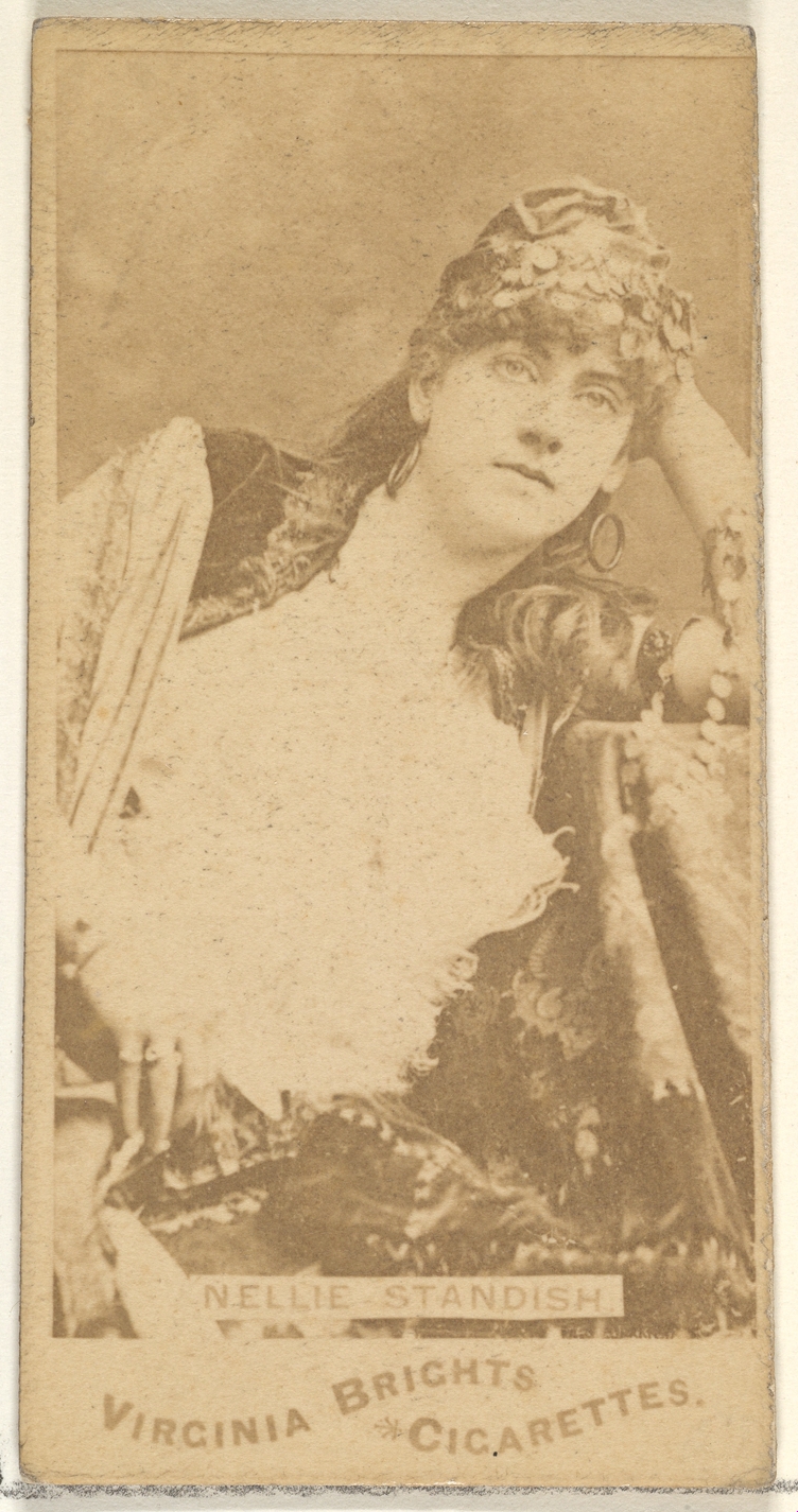 Nellie Standish, from the Actors and Actresses series (N45, Type 1) for Virginia Brights Cigarettes