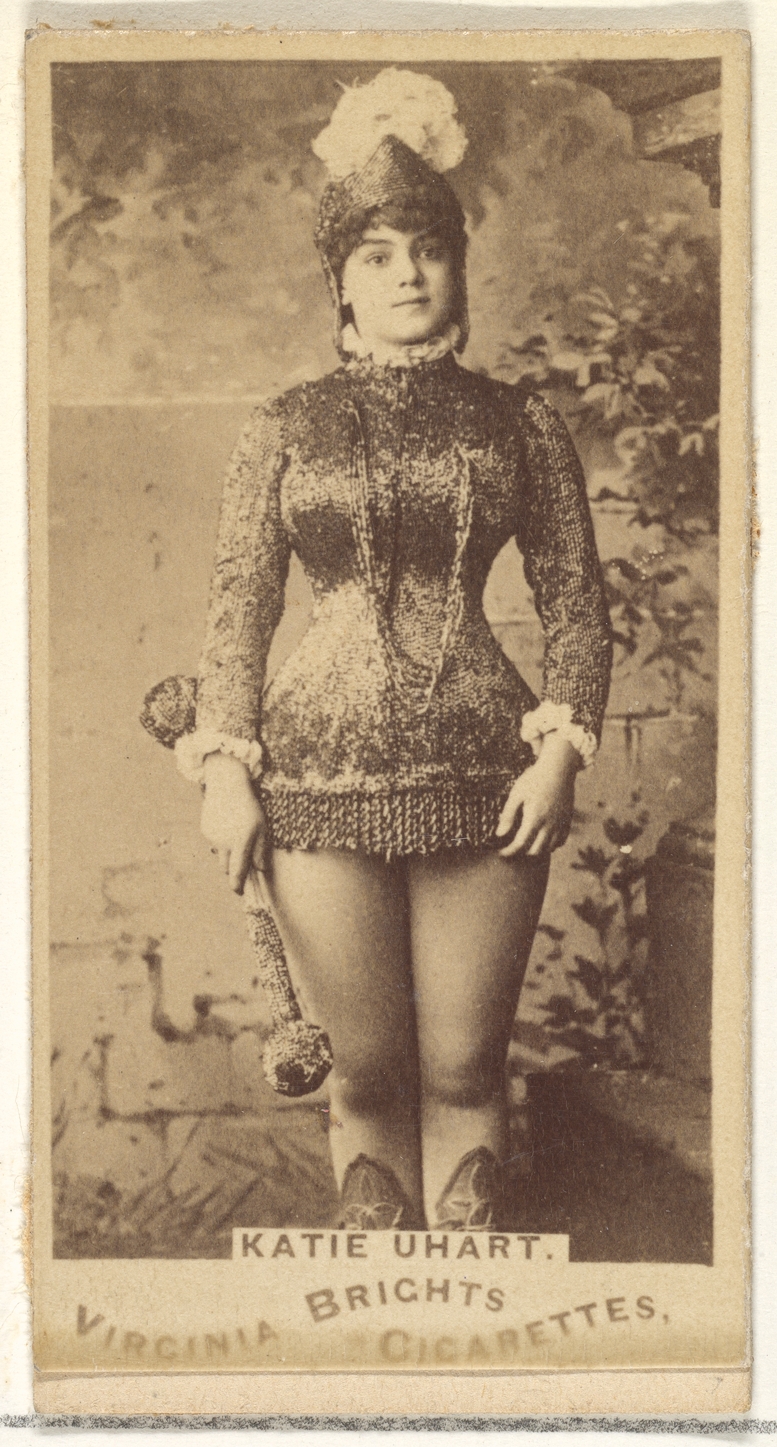Allen & Ginter, Katie Uhart, from the Actors and Actresses series (N45, Type 1) for Virginia Brights Cigarettes