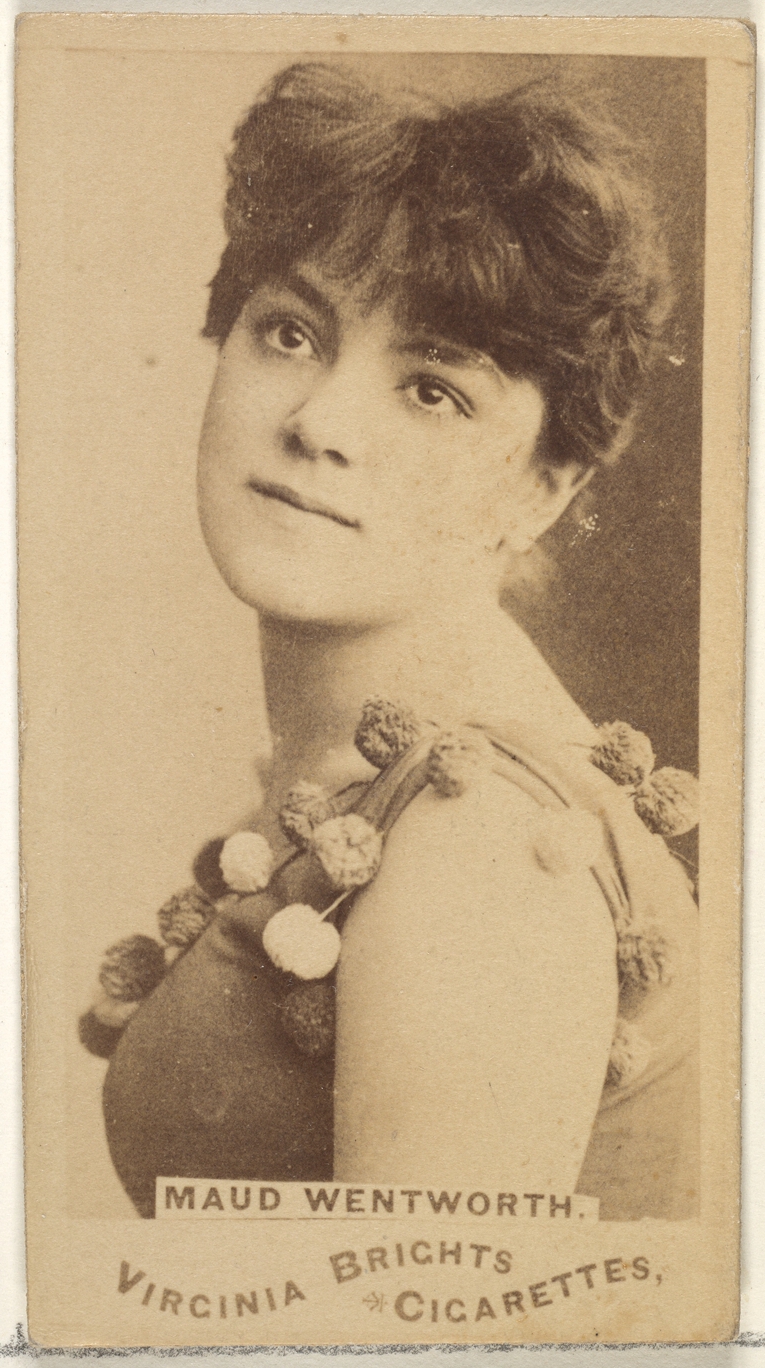 Issued By Allen Ginter Maud Wentworth From The Actors And Actresses Series N Type