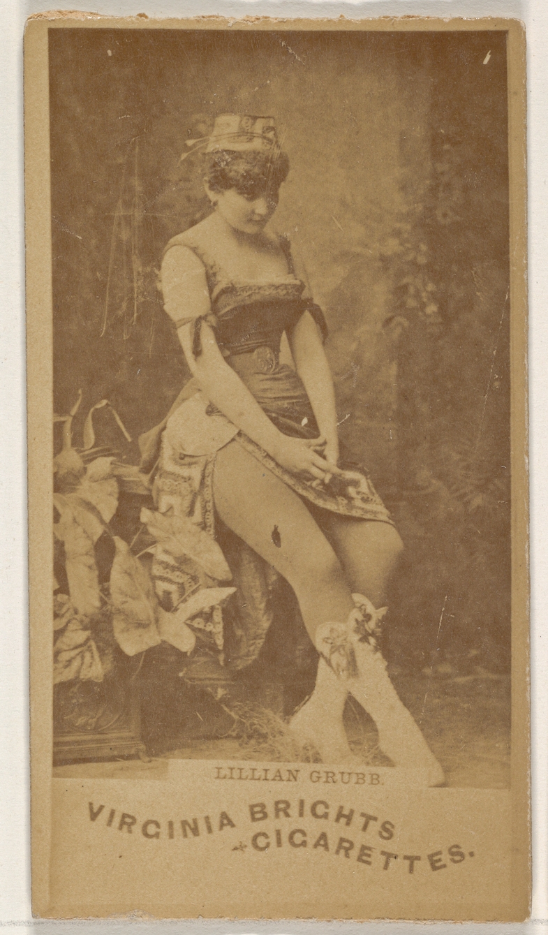 Lillian Grubb, from the Actors and Actresses series (N45, Type 1) for Virginia Brights Cigarettes