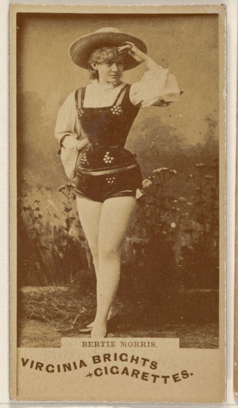 Bertie Morris, from the Actors and Actresses series (N45, Type 1) for Virginia Brights Cigarettes