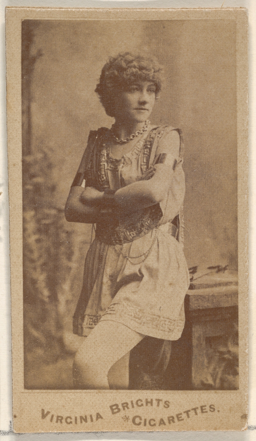 From the Actors and Actresses series (N45, Type 4) for Virginia Brights Cigarettes