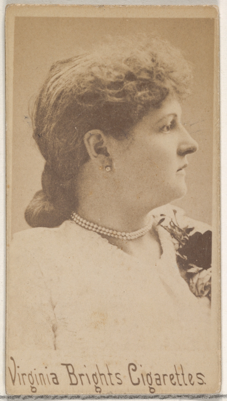 Allen & Ginter, From the Actors and Actresses series (N45, Type 5) for Virginia Brights Cigarettes