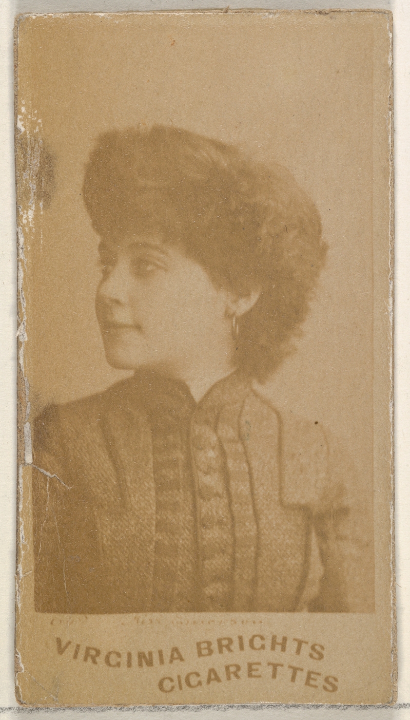 Allen & Ginter, From the Actors and Actresses series (N45, Type 5) for Virginia Brights Cigarettes