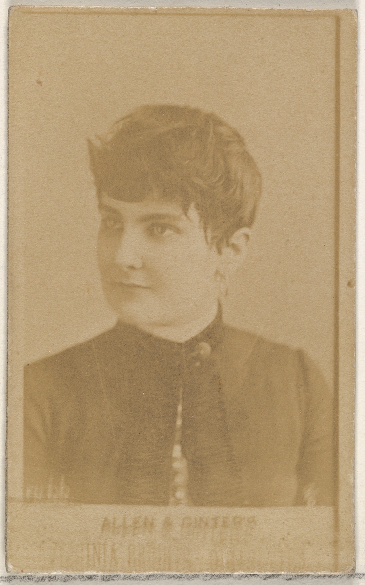 From the Actors and Actresses series (N45, Type 5) for Virginia Brights Cigarettes