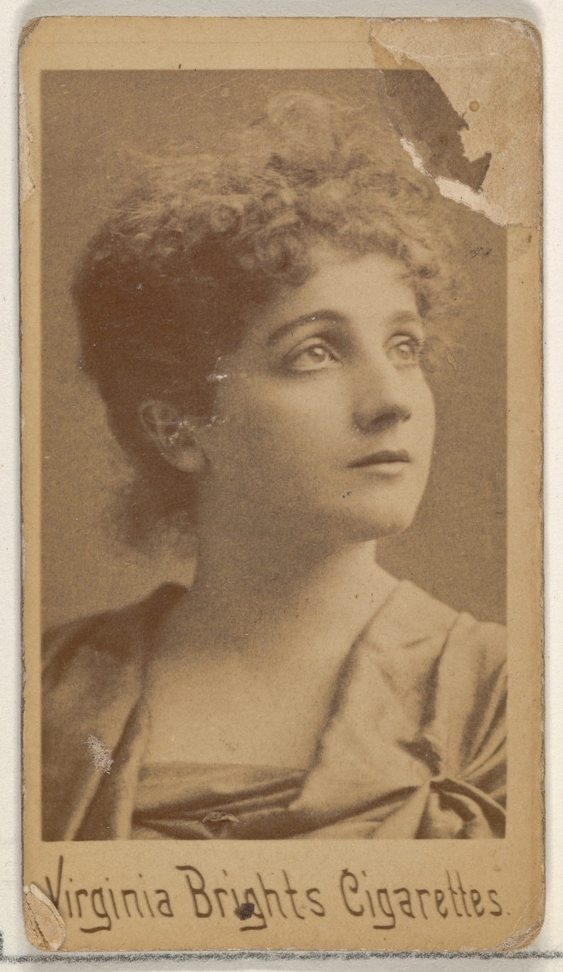 Allen & Ginter, From the Actors and Actresses series (N45, Type 5) for Virginia Brights Cigarettes