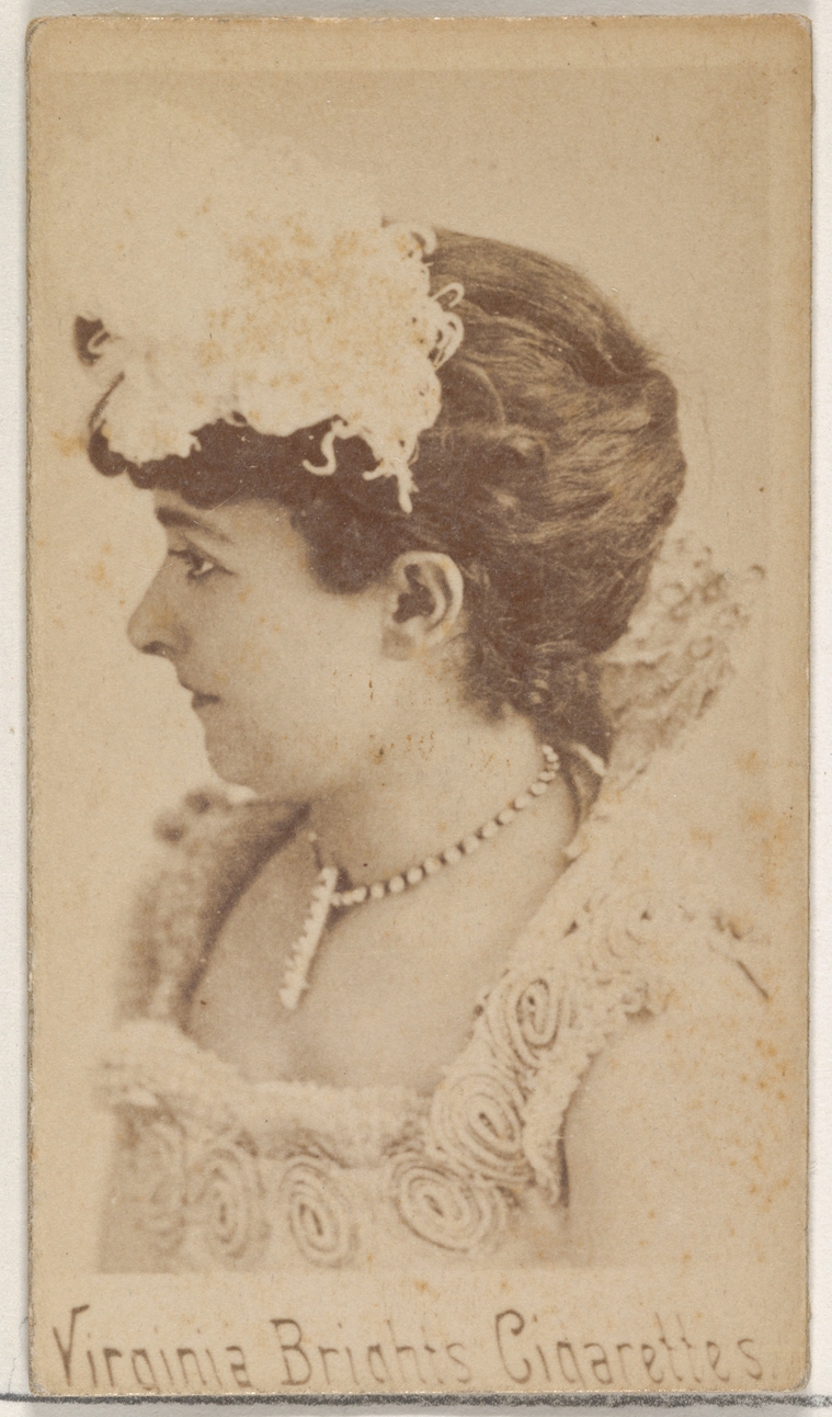 From the Actors and Actresses series (N45, Type 5) for Virginia Brights Cigarettes