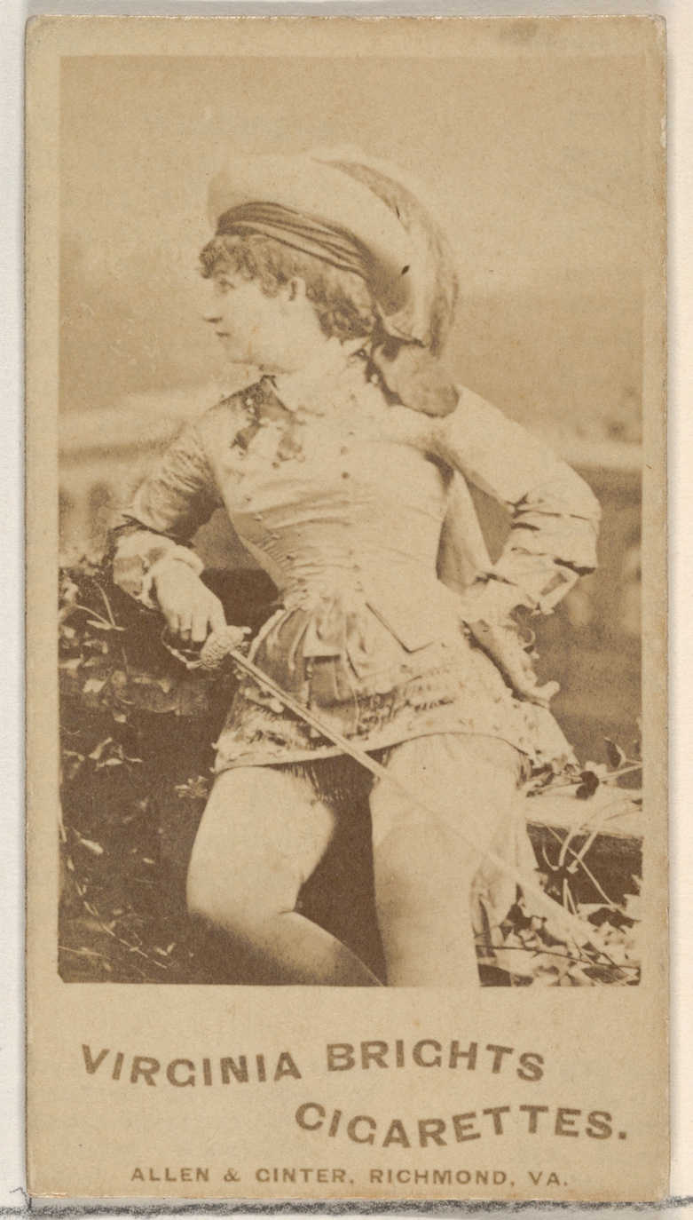 Allen & Ginter, From the Actors and Actresses series (N45, Type 5) for Virginia Brights Cigarettes