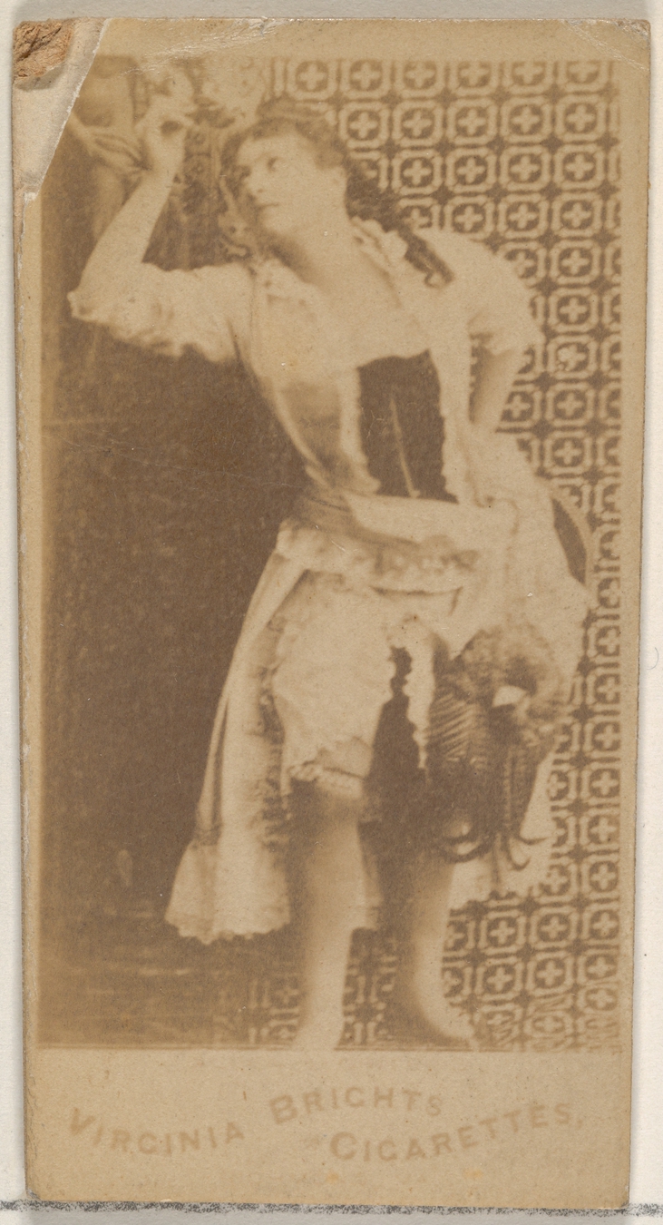 From the Actors and Actresses series (N45, Type 5) for Virginia Brights Cigarettes
