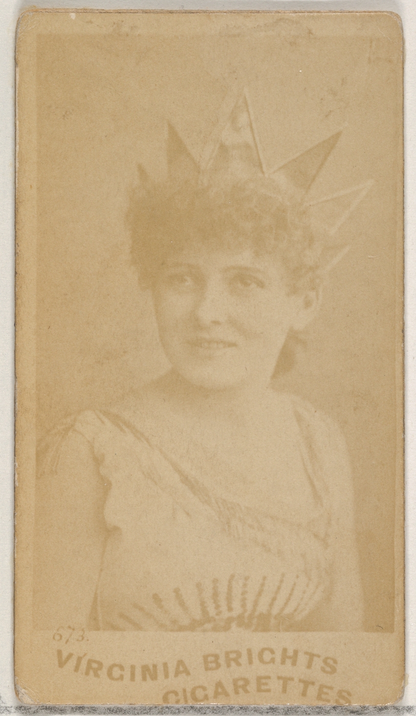 Allen & Ginter, Card 673, from the Actors and Actresses series (N45, Type 5) for Virginia Brights Cigarettes