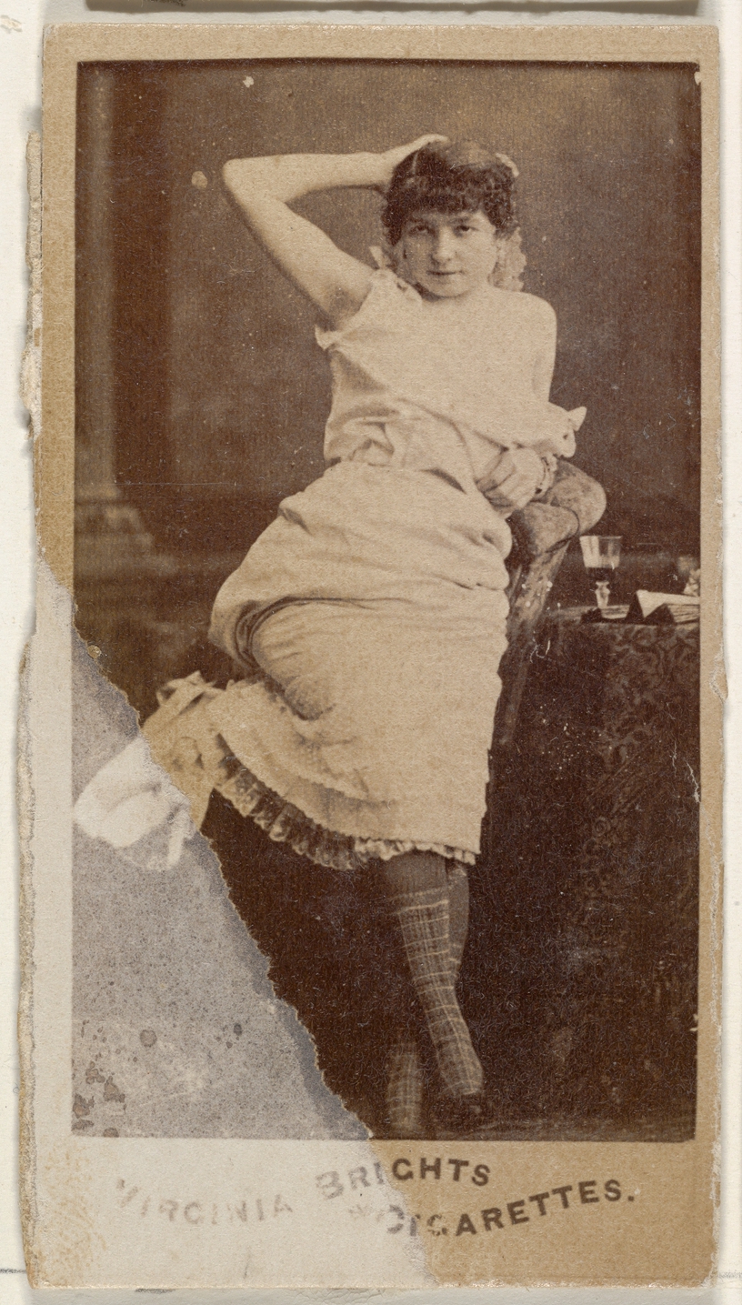 From the Actors and Actresses series (N45, Type 5) for Virginia Brights Cigarettes
