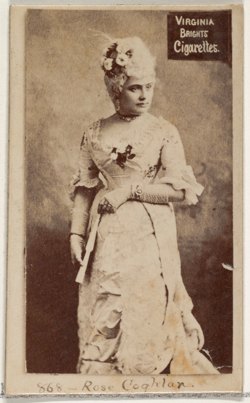 Allen & Ginter, Card 868, Rose Coghlan, from the Actors and Actresses series (N45, Type 2) for Virginia Brights Cigarettes
