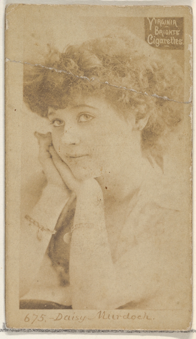 Card 675, Daisy Murdoch, from the Actors and Actresses series (N45, Type 2) for Virginia Brights Cigarettes