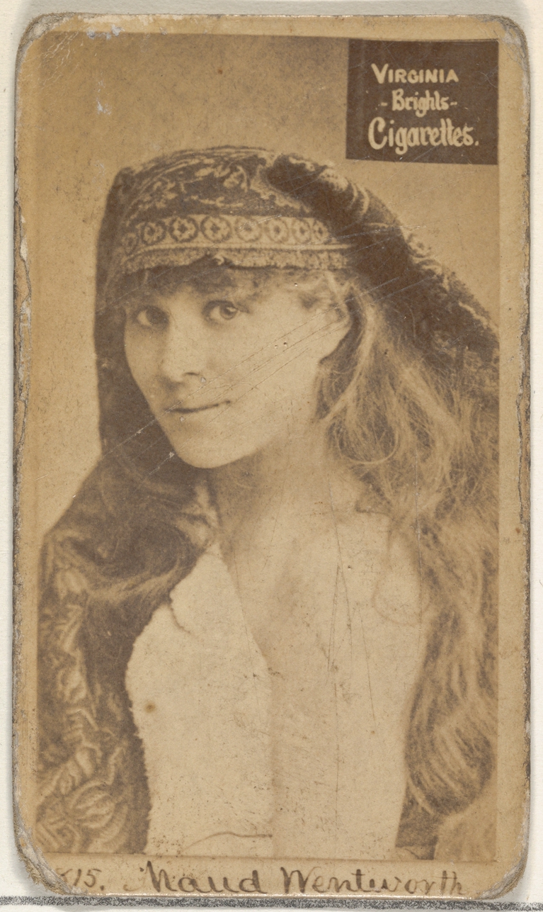 Allen & Ginter, Card 815, Maud Wentworth, from the Actors and Actresses series (N45, Type 2) for Virginia Brights Cigarettes