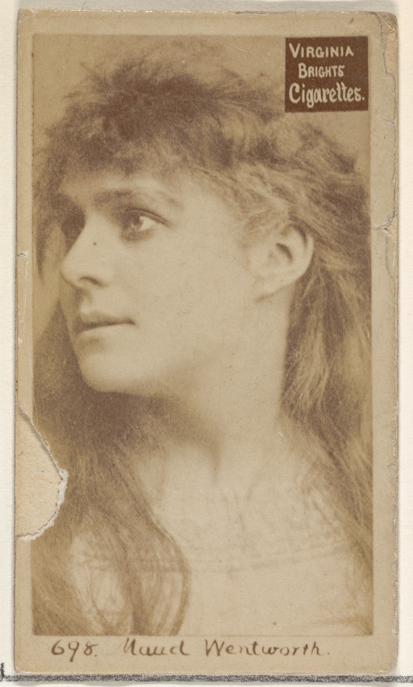 Allen & Ginter, Card 698, Maud Wentworth, from the Actors and Actresses series (N45, Type 2) for Virginia Brights Cigarettes