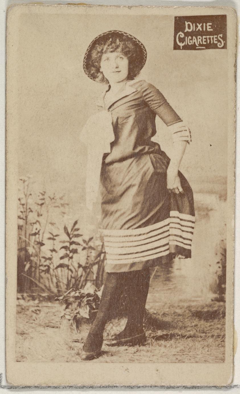From the Actors and Actresses series (N45, Type 7) for Dixie Cigarettes