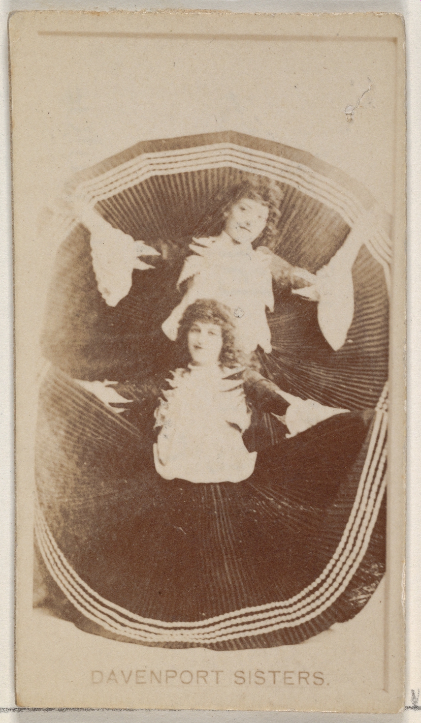 Davenport Sisters, from the Actors and Actresses series (N45, Type 8) for Virginia Brights Cigarettes by Allen & Ginter