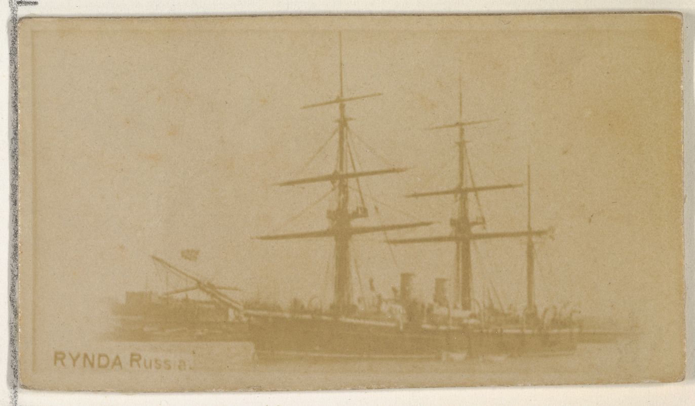 Rynda, Russia, from the Famous Ships series (N50) for Virginia Brights Cigarettes