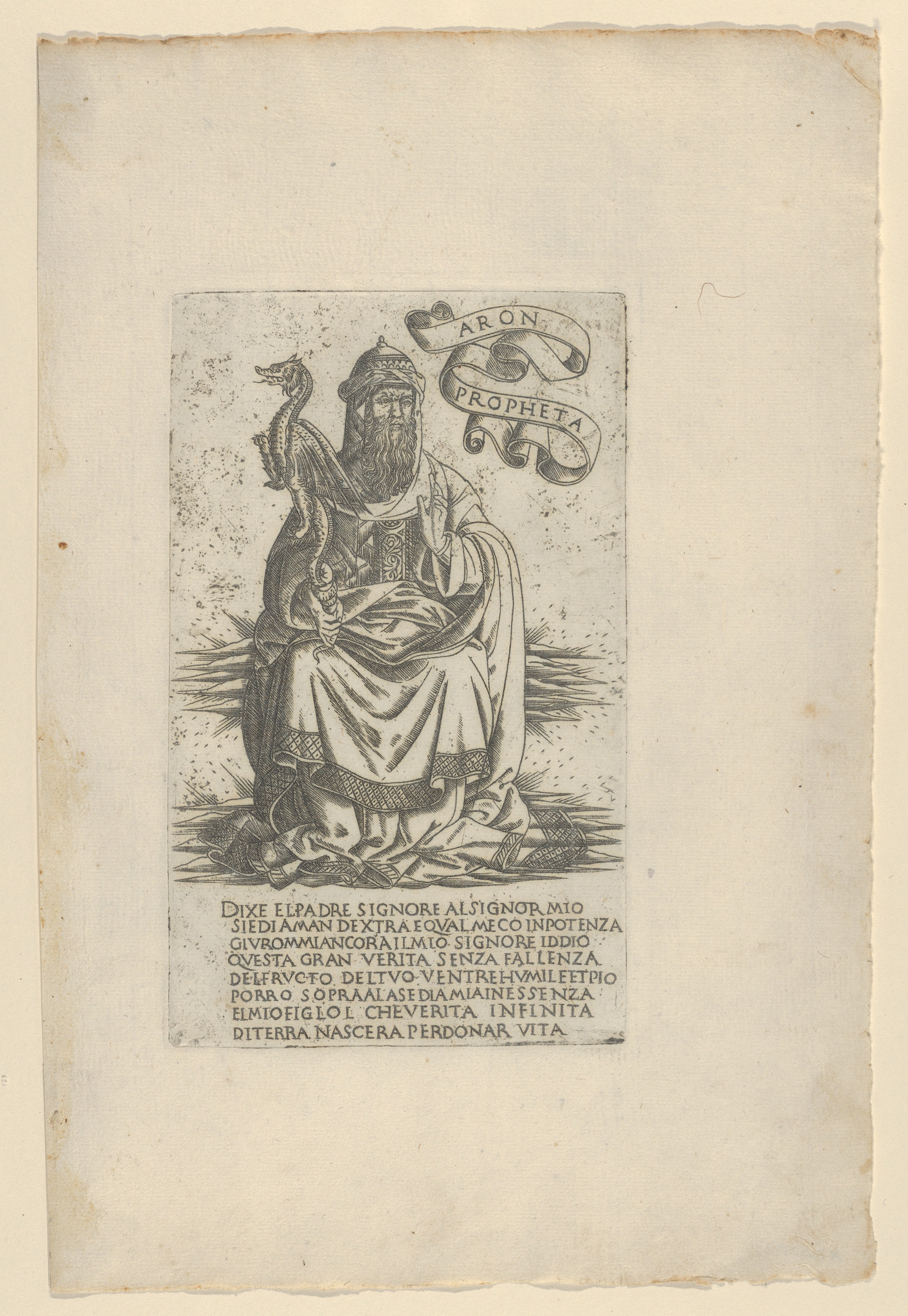 Francesco Rosselli | The Prophet Aaron, from Prophets and Sibyls | The ...