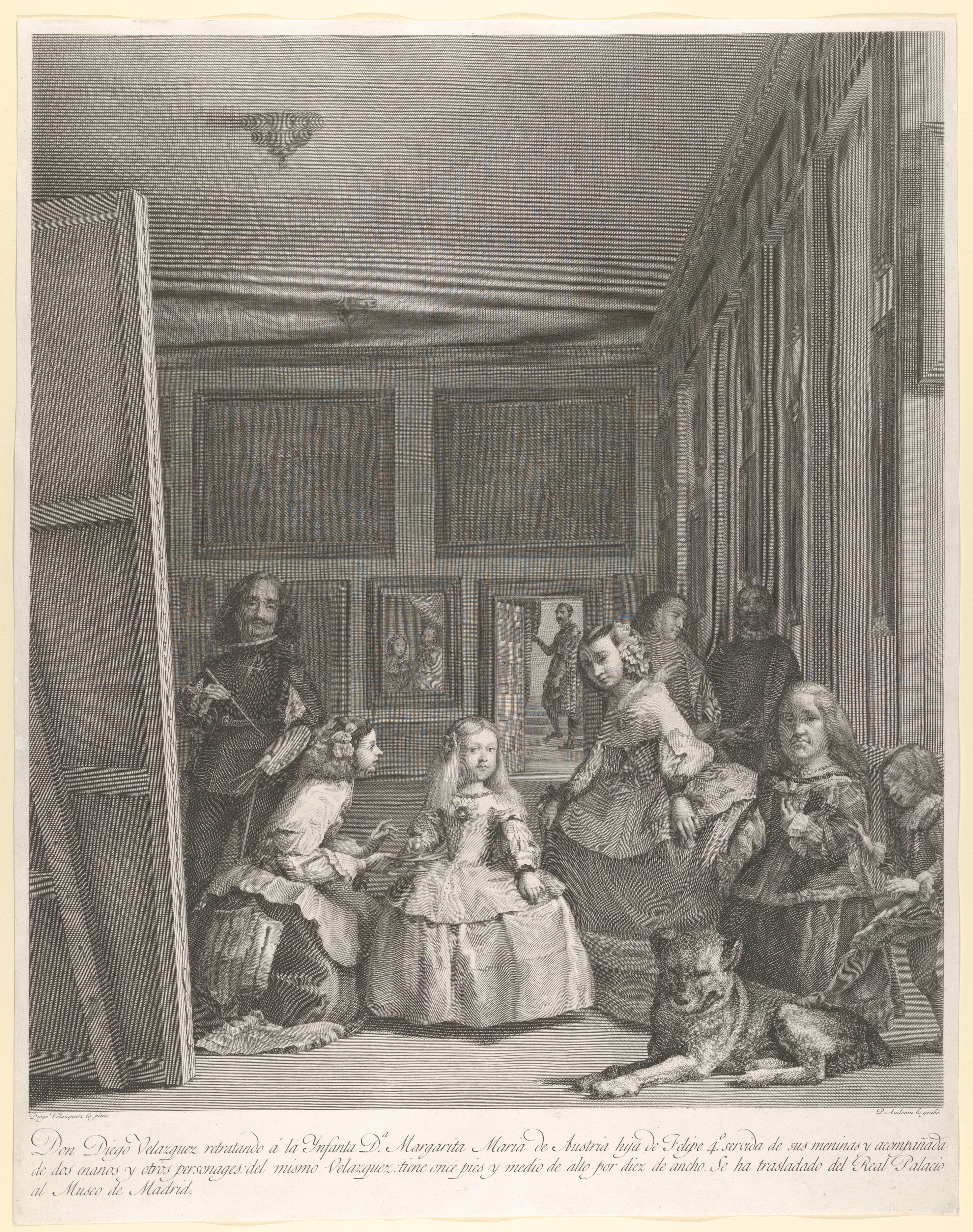 Las meninas' (The Handmaidens of the Infanta Margarita in the Household of  Philip IV) (after Velázquez) 1257140