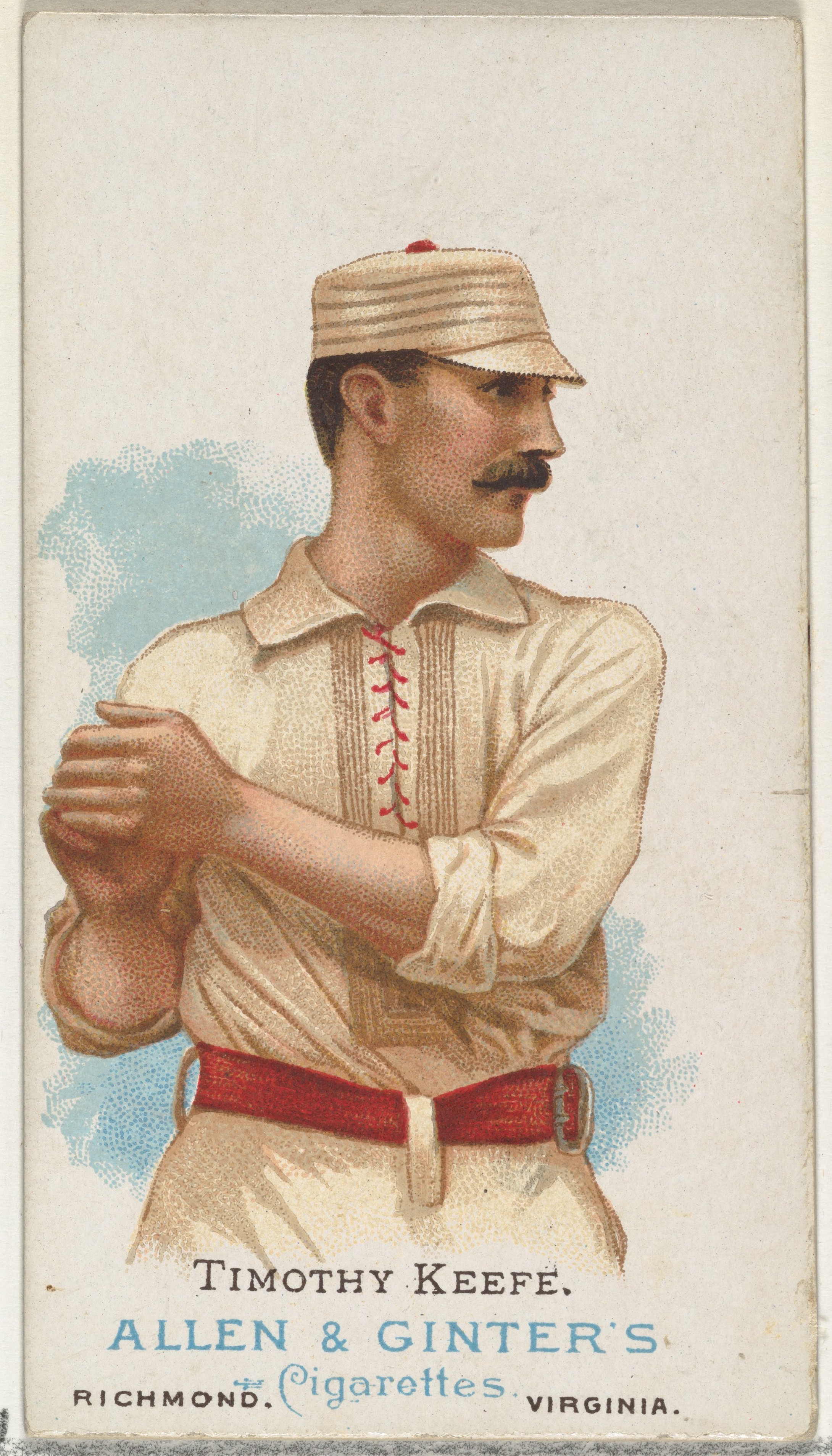 1886 Allen & Ginter the Batter Tobacco Card