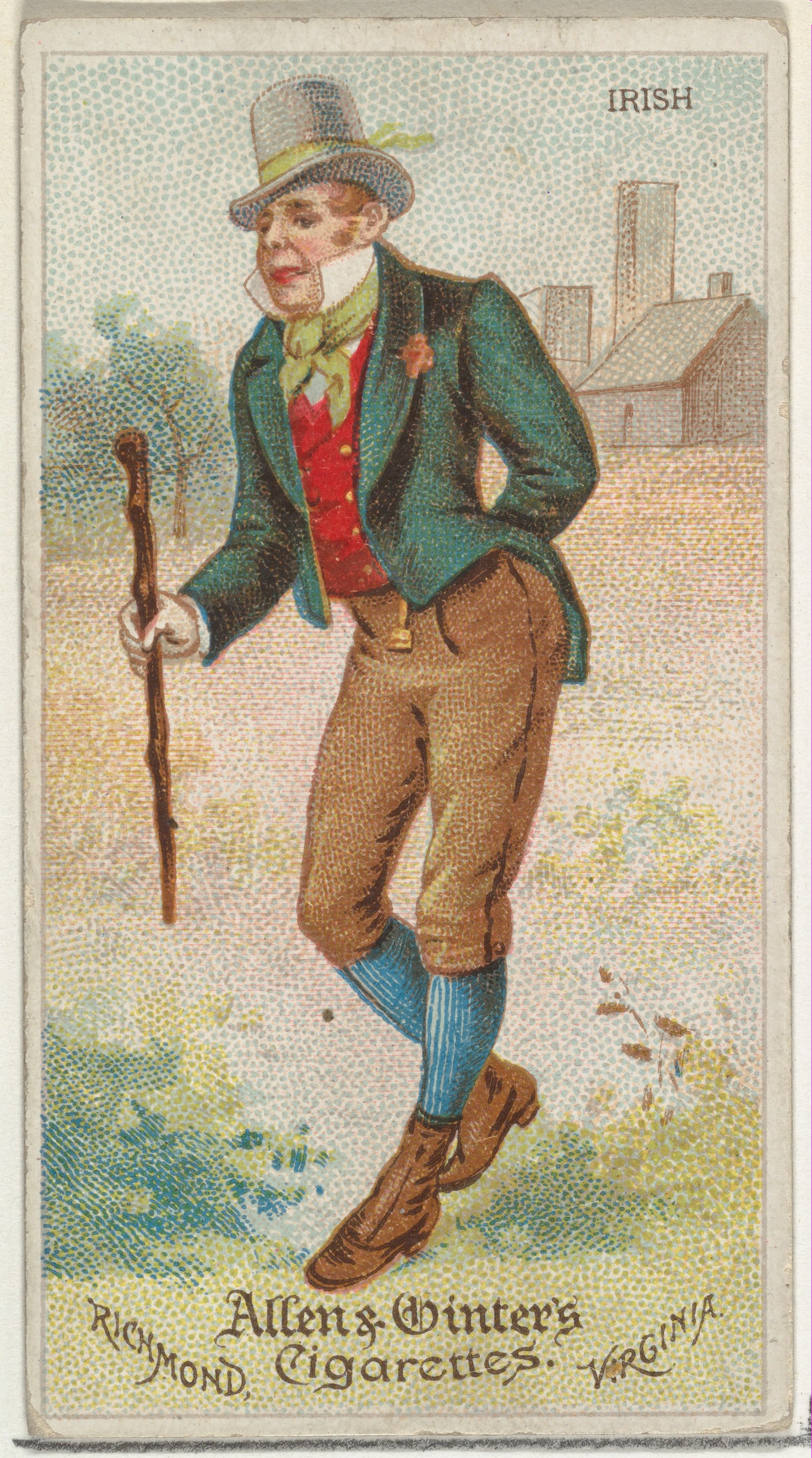 Allen & Ginter | Irish, from World's Dudes series (N31) for Allen