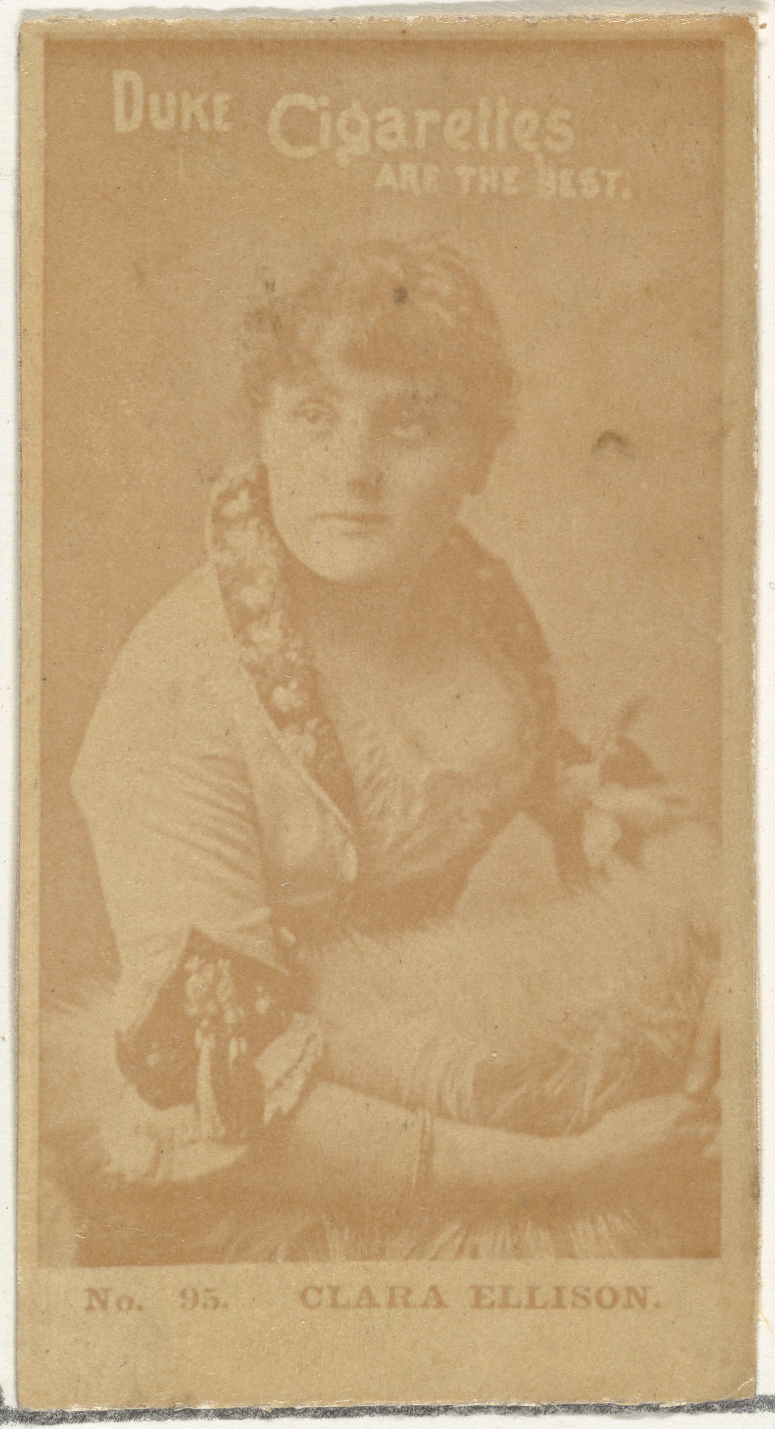 Issued by W. Duke, Sons & Co. | Card Number 95, Clara Ellison, from the ...