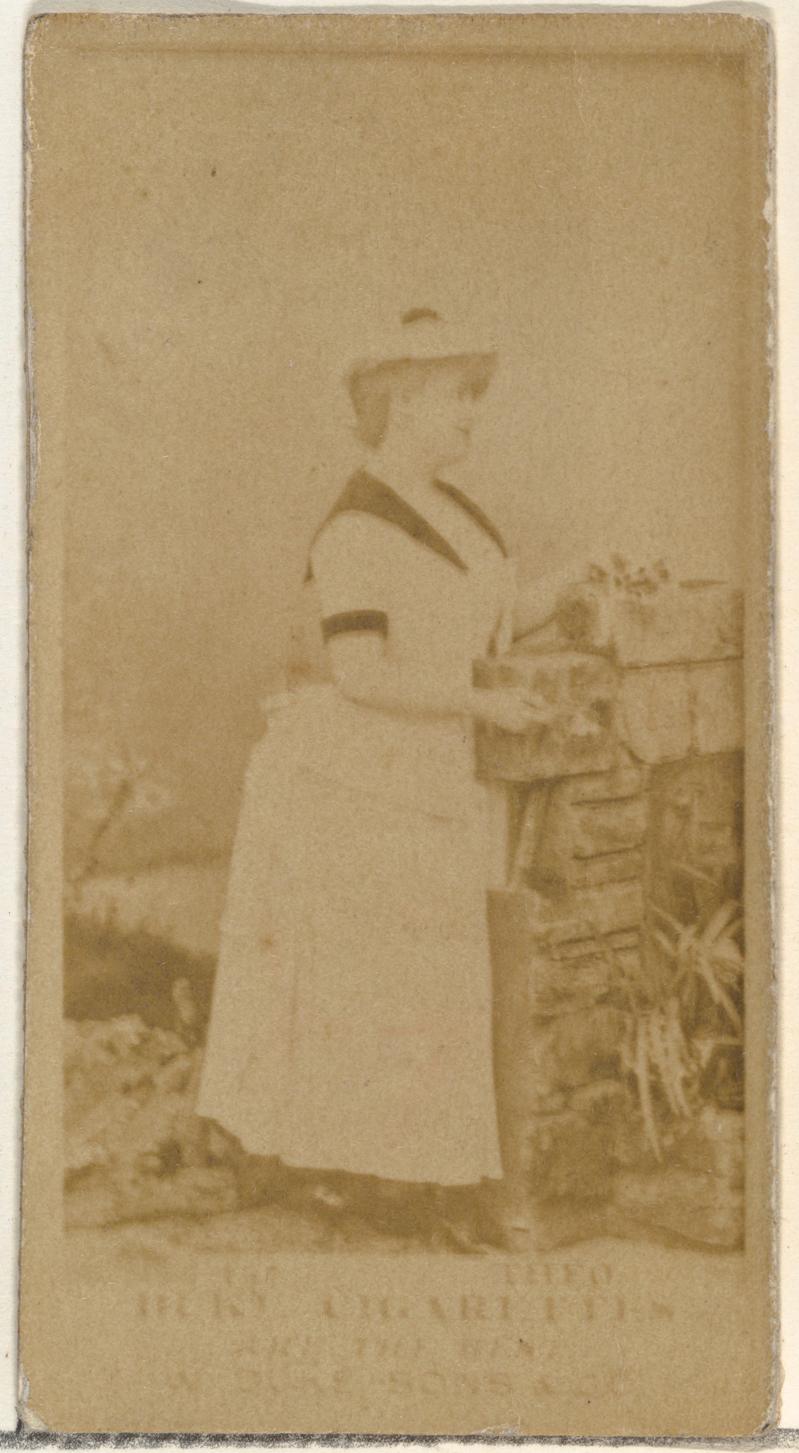 Theo, from the Actors and Actresses series (N145-7) issued by Duke Sons & Co. to promote Duke Cigarettes