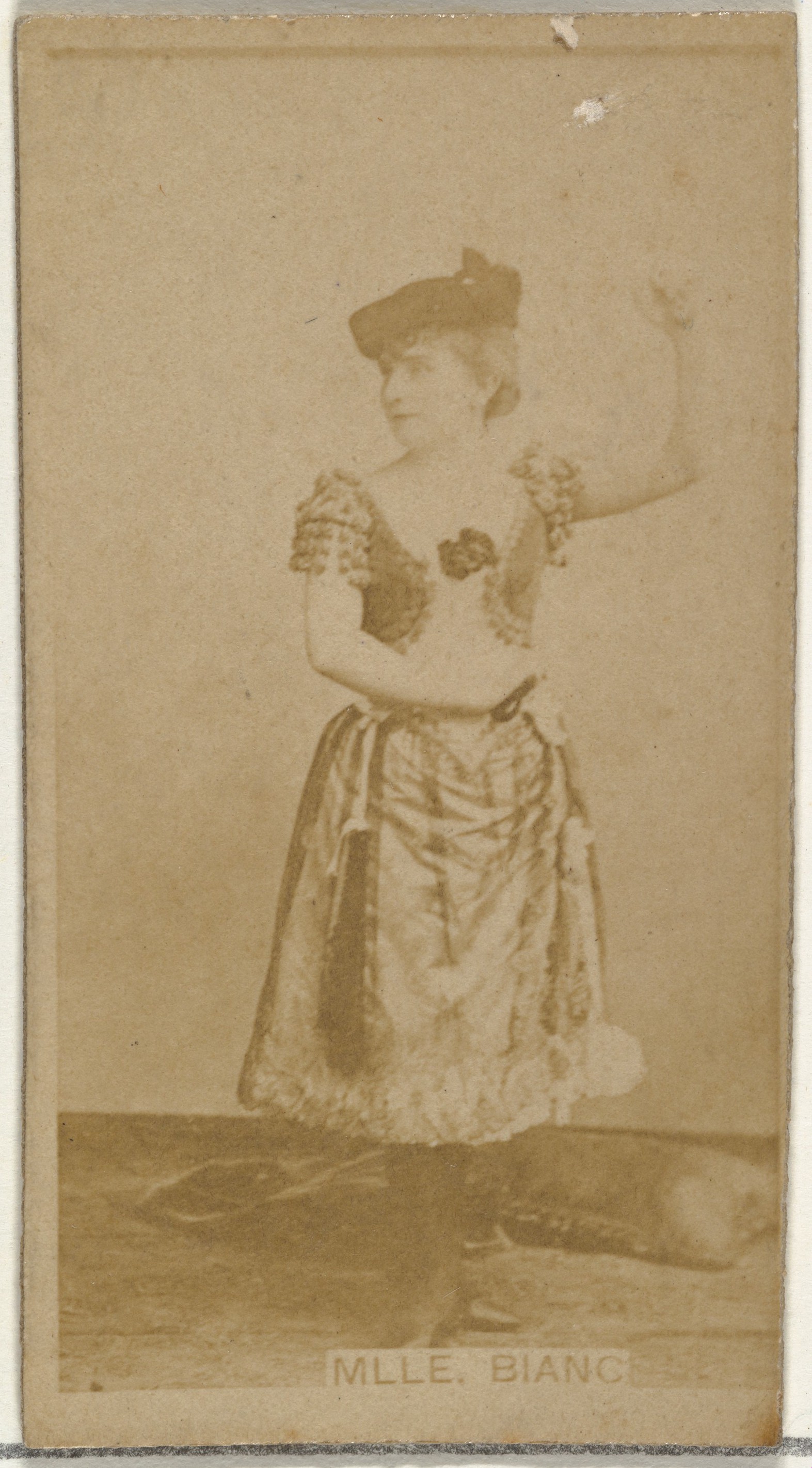 W. Duke, Sons & Co., Mlle. Bianc, from the Actors and Actresses series (N145-8) issued by Duke Sons & Co. to promote Duke Cigarettes
