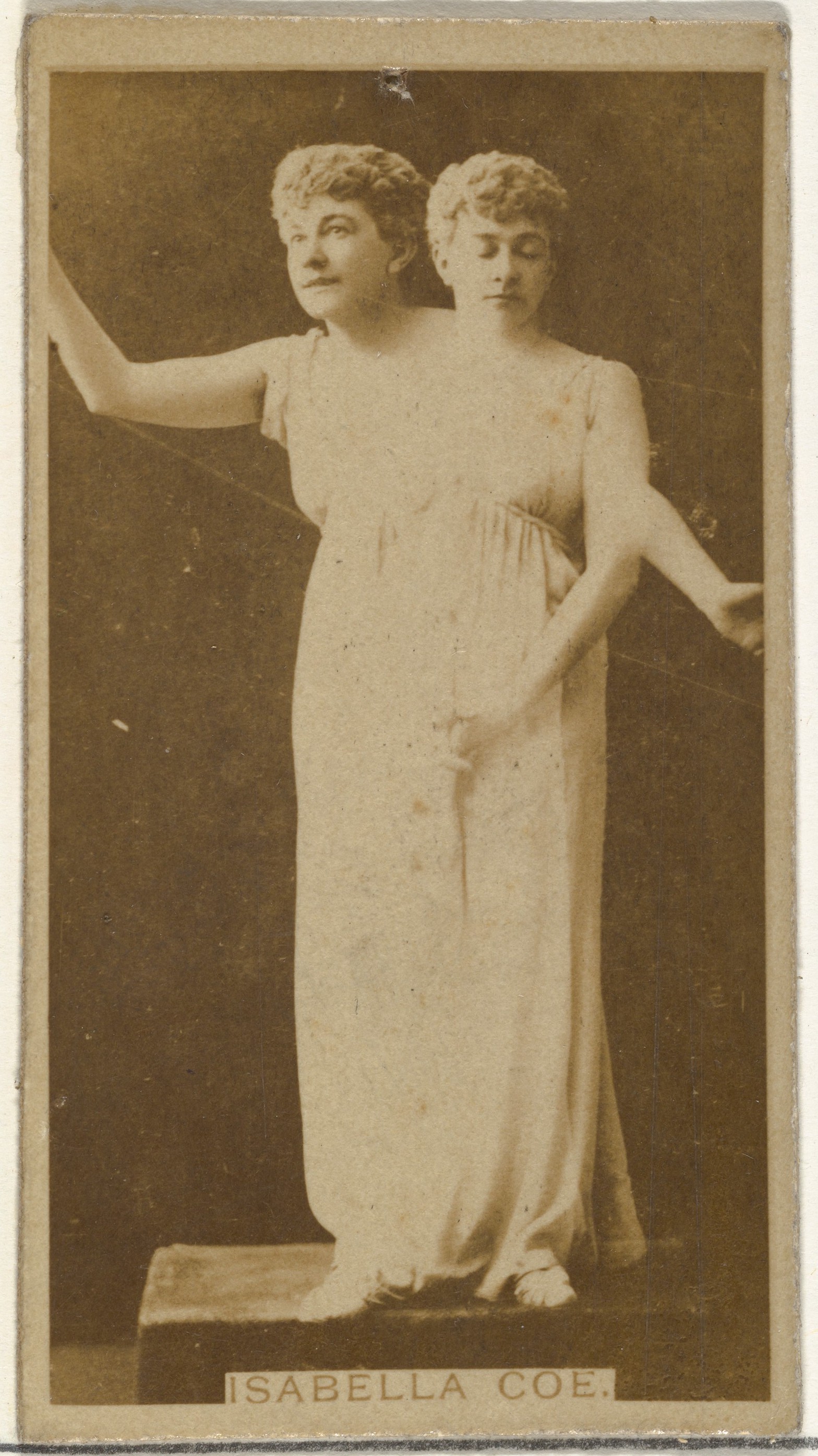 W. Duke, Sons & Co., Isabella Coe, from the Actors and Actresses series (N145-8) issued by Duke Sons & Co. to promote Duke Cigarettes