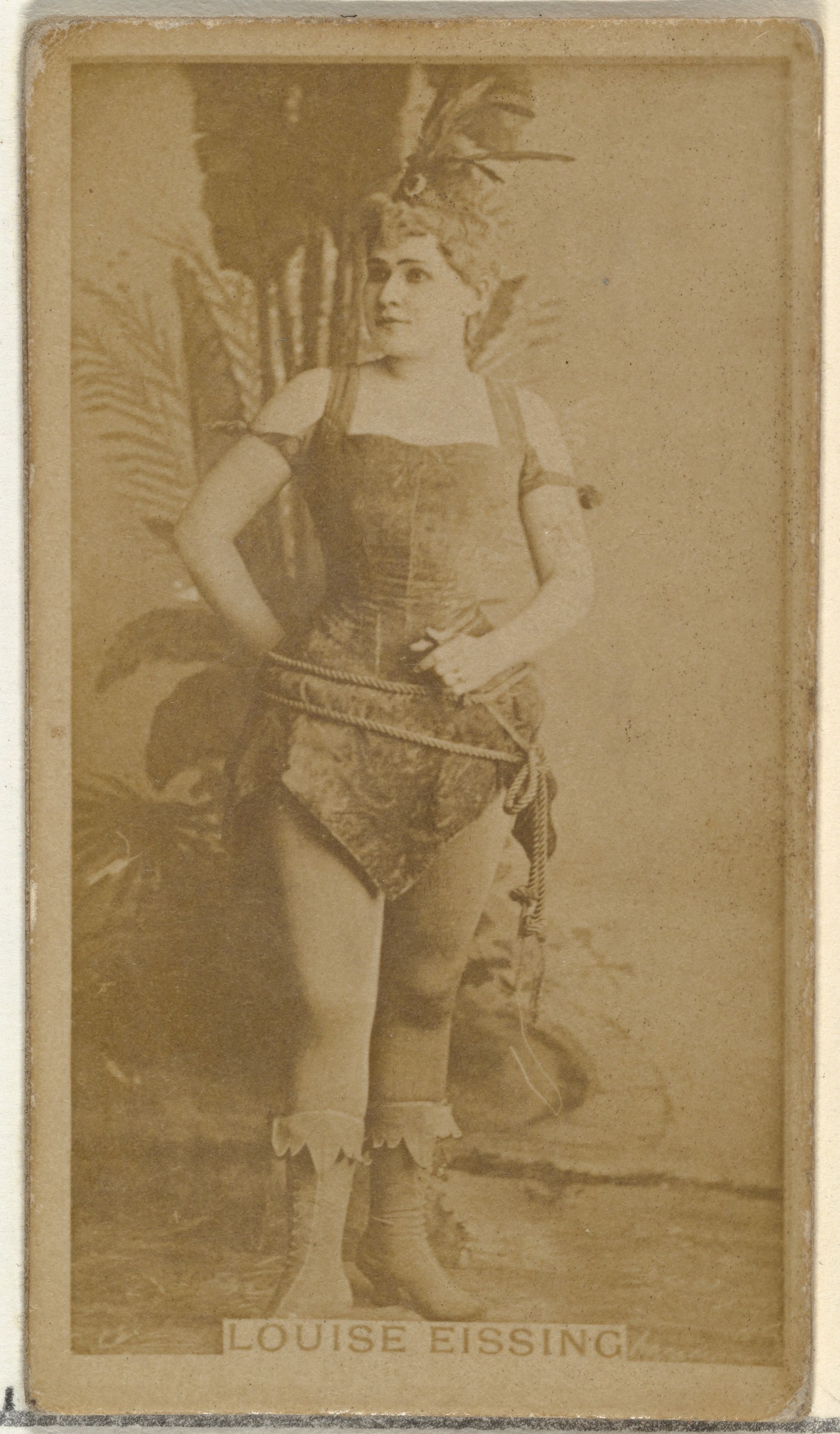 W. Duke, Sons & Co., Louise Eissing, from the Actors and Actresses series (N145-8) issued by Duke Sons & Co. to promote Duke Cigarettes