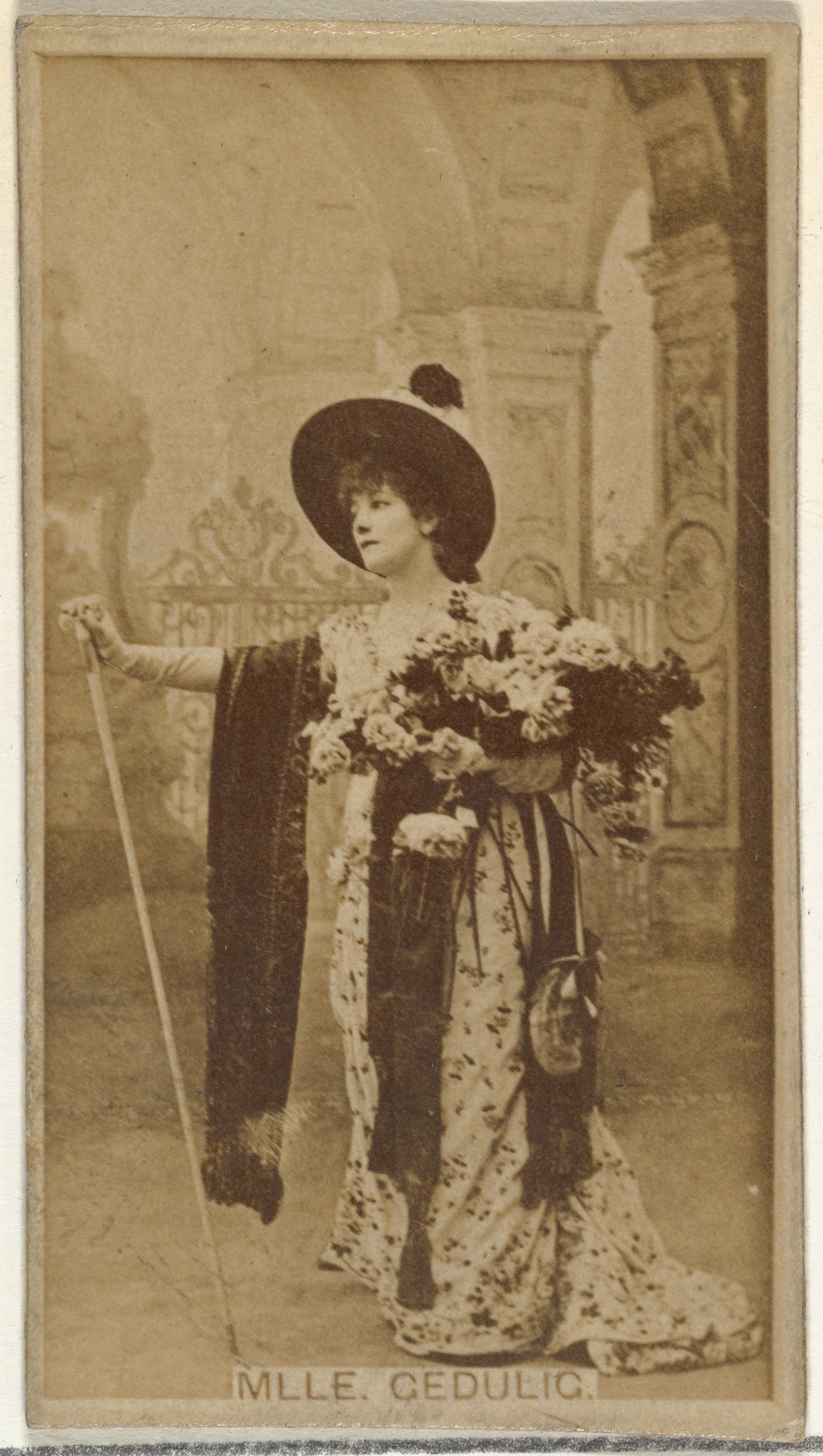 W. Duke, Sons & Co., Mlle. Gedulig, from the Actors and Actresses series (N145-8) issued by Duke Sons & Co. to promote Duke Cigarettes