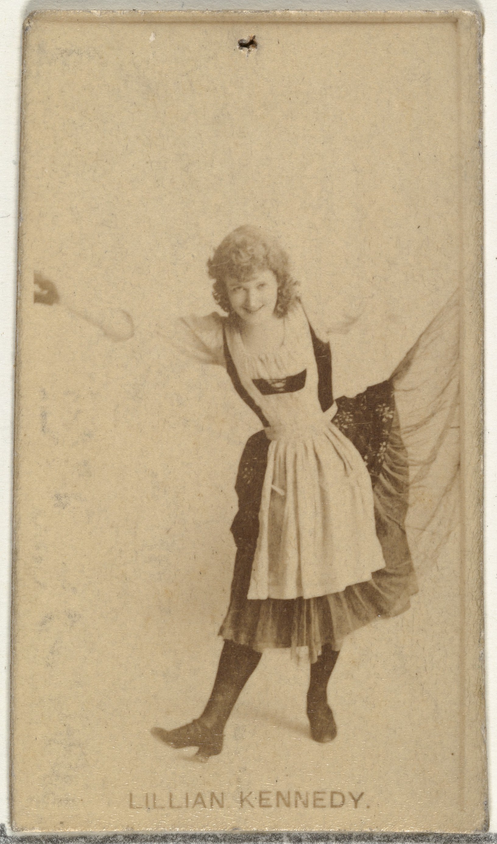 Lillian Kennedy, from the Actors and Actresses series (N145-8) issued by Duke Sons & Co. to promote Duke Cigarettes