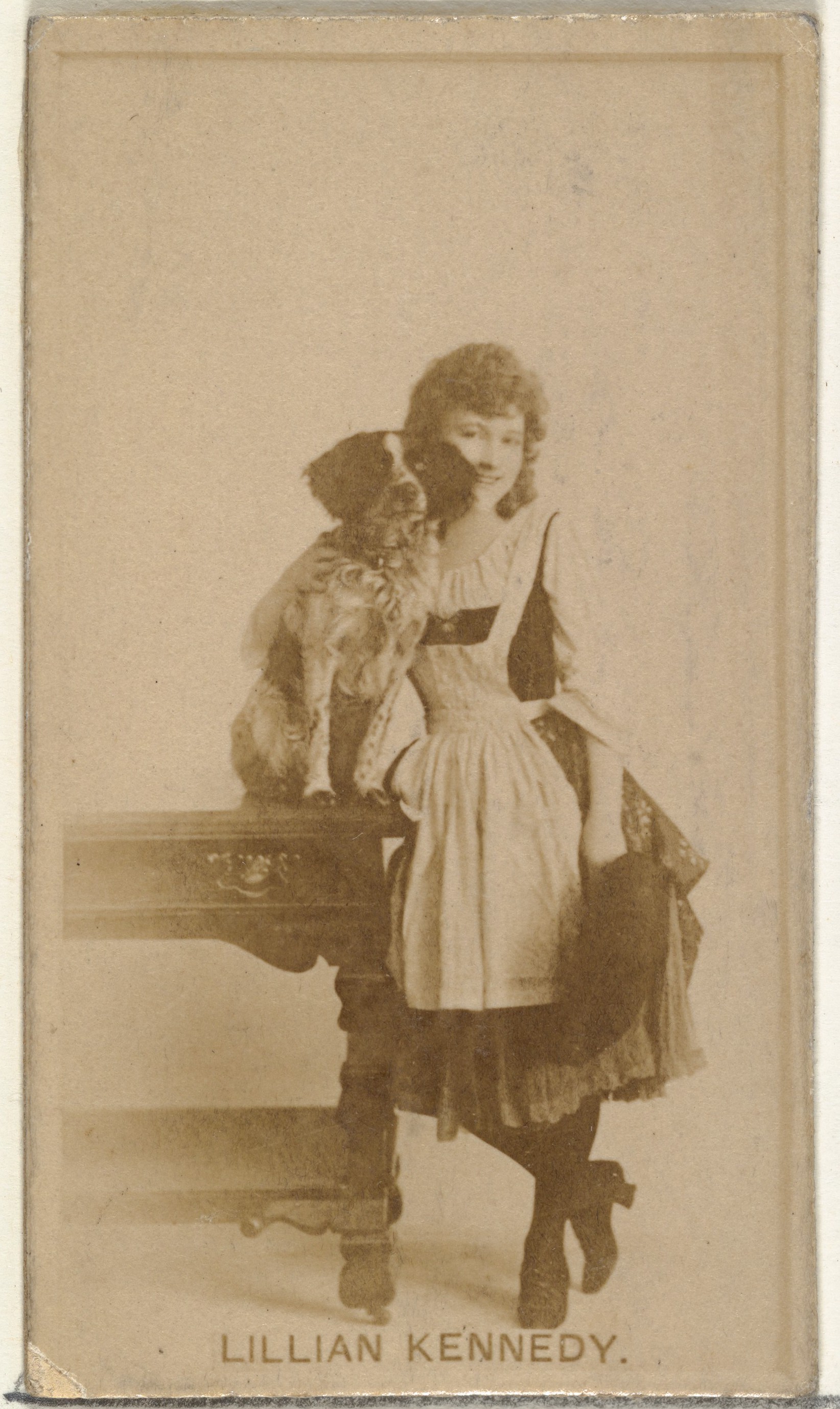 Lillian Kennedy, from the Actors and Actresses series (N145-8) issued by Duke Sons & Co. to promote Duke Cigarettes