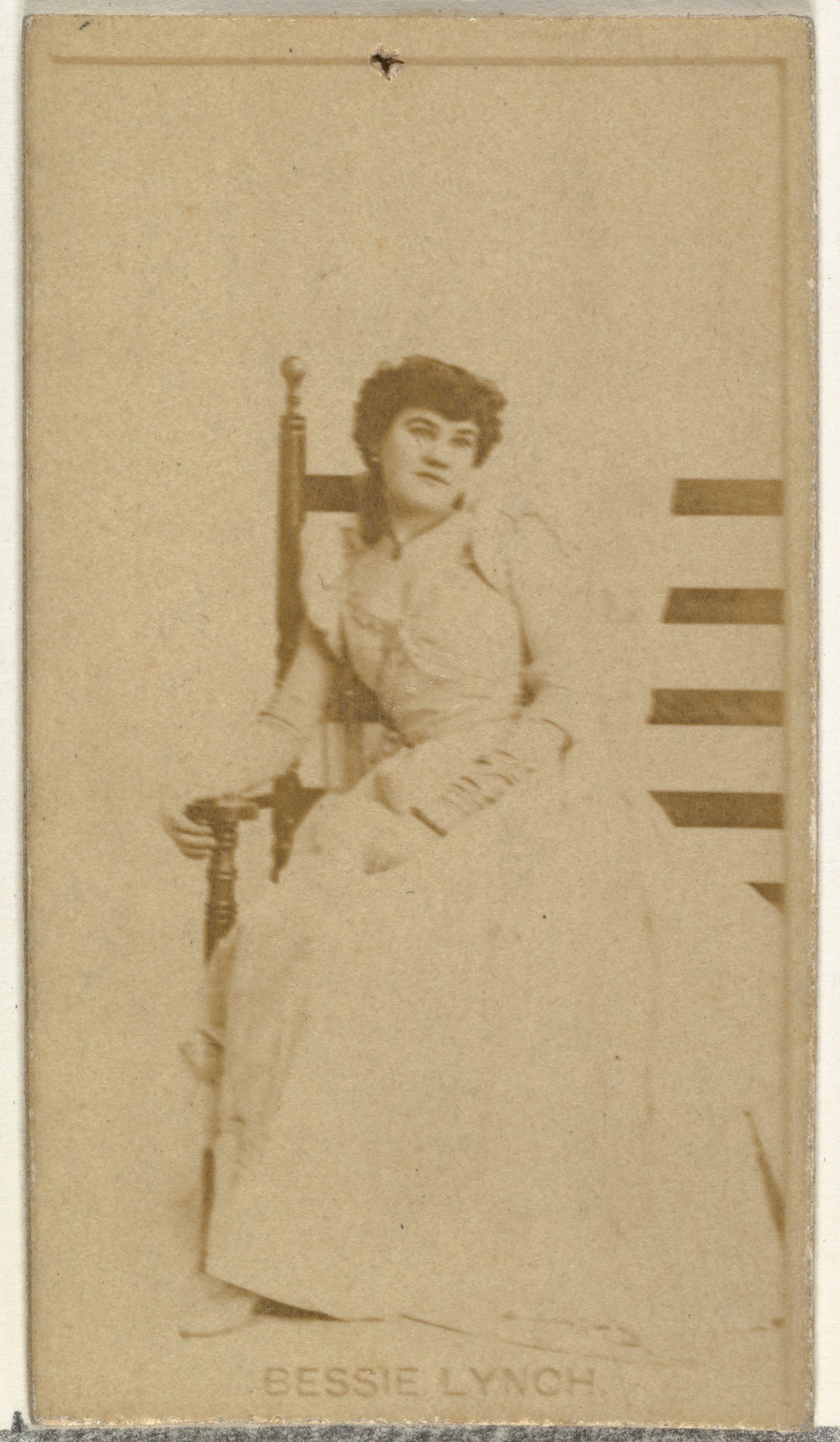 Bessie Lynch, from the Actors and Actresses series (N145-8) issued by Duke Sons & Co. to promote Duke Cigarettes
