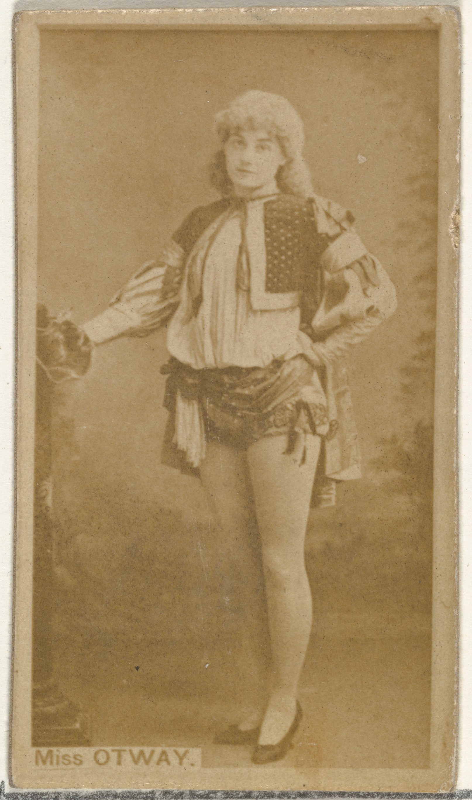 W. Duke, Sons & Co., Miss Otway, from the Actors and Actresses series (N145-8) issued by Duke Sons & Co. to promote Duke Cigarettes