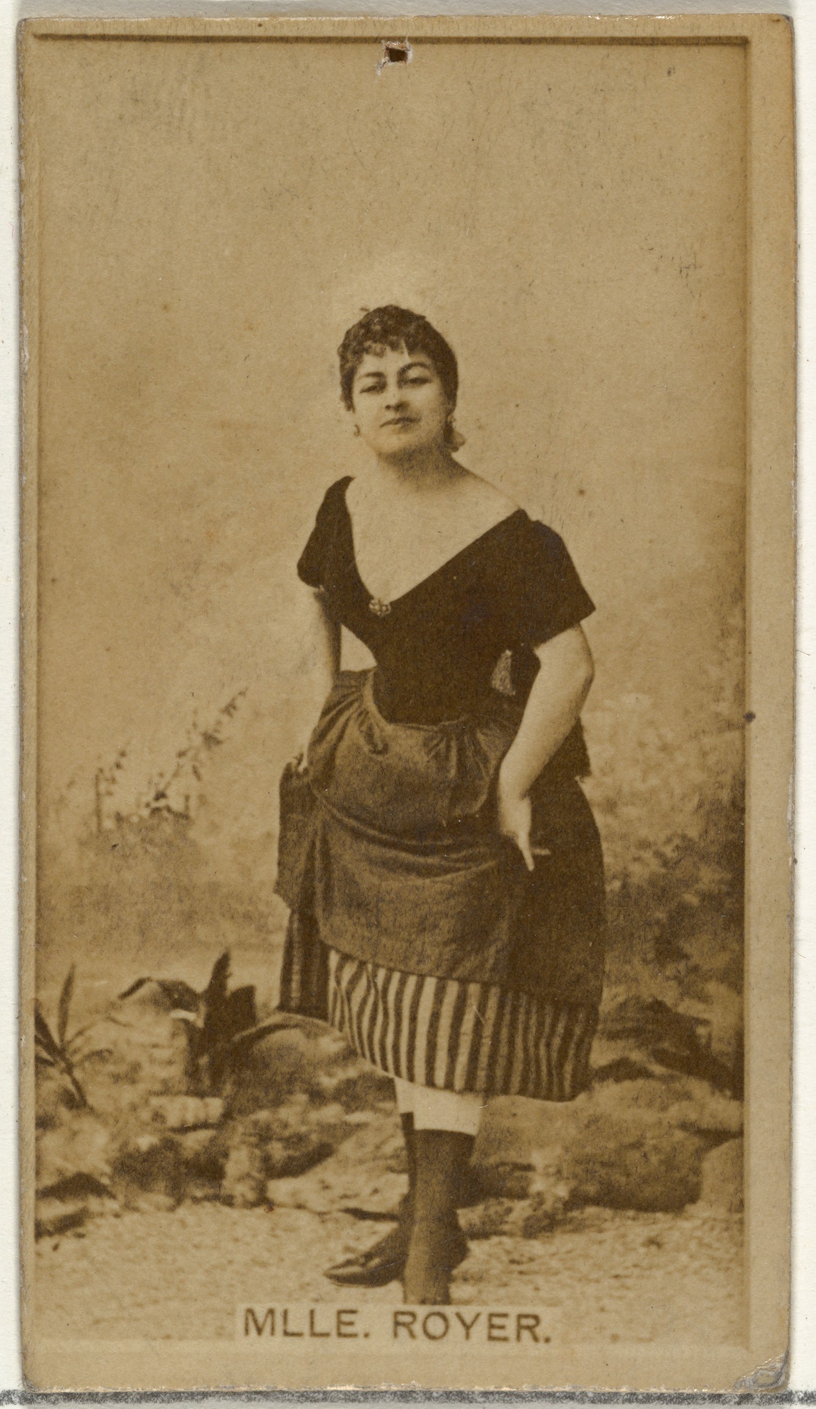 W. Duke, Sons & Co., Mlle. Royer, from the Actors and Actresses series (N145-8) issued by Duke Sons & Co. to promote Duke Cigarettes