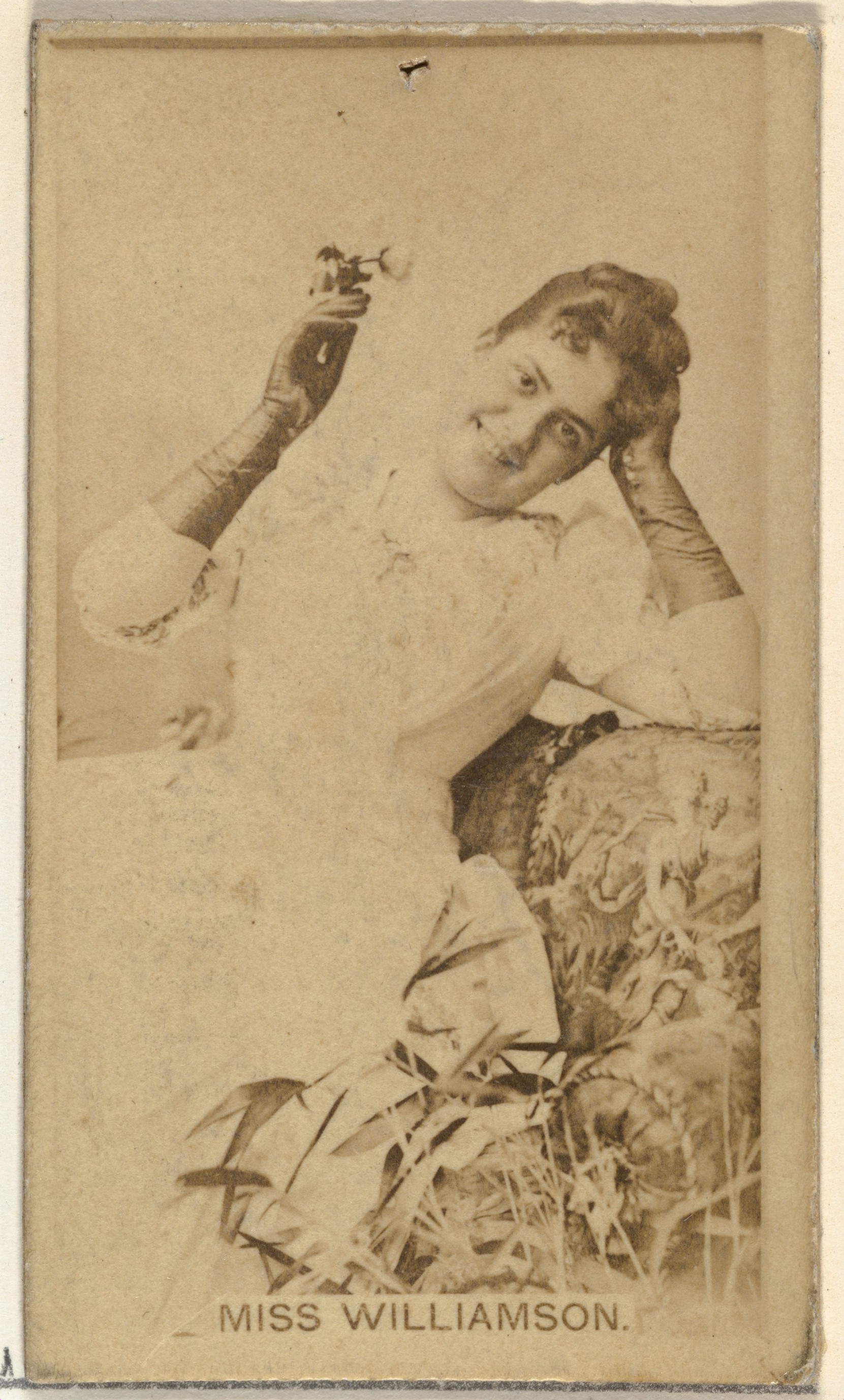 W. Duke, Sons & Co., Miss Williamson, from the Actors and Actresses series (N145-8) issued by Duke Sons & Co. to promote Duke Cigarettes