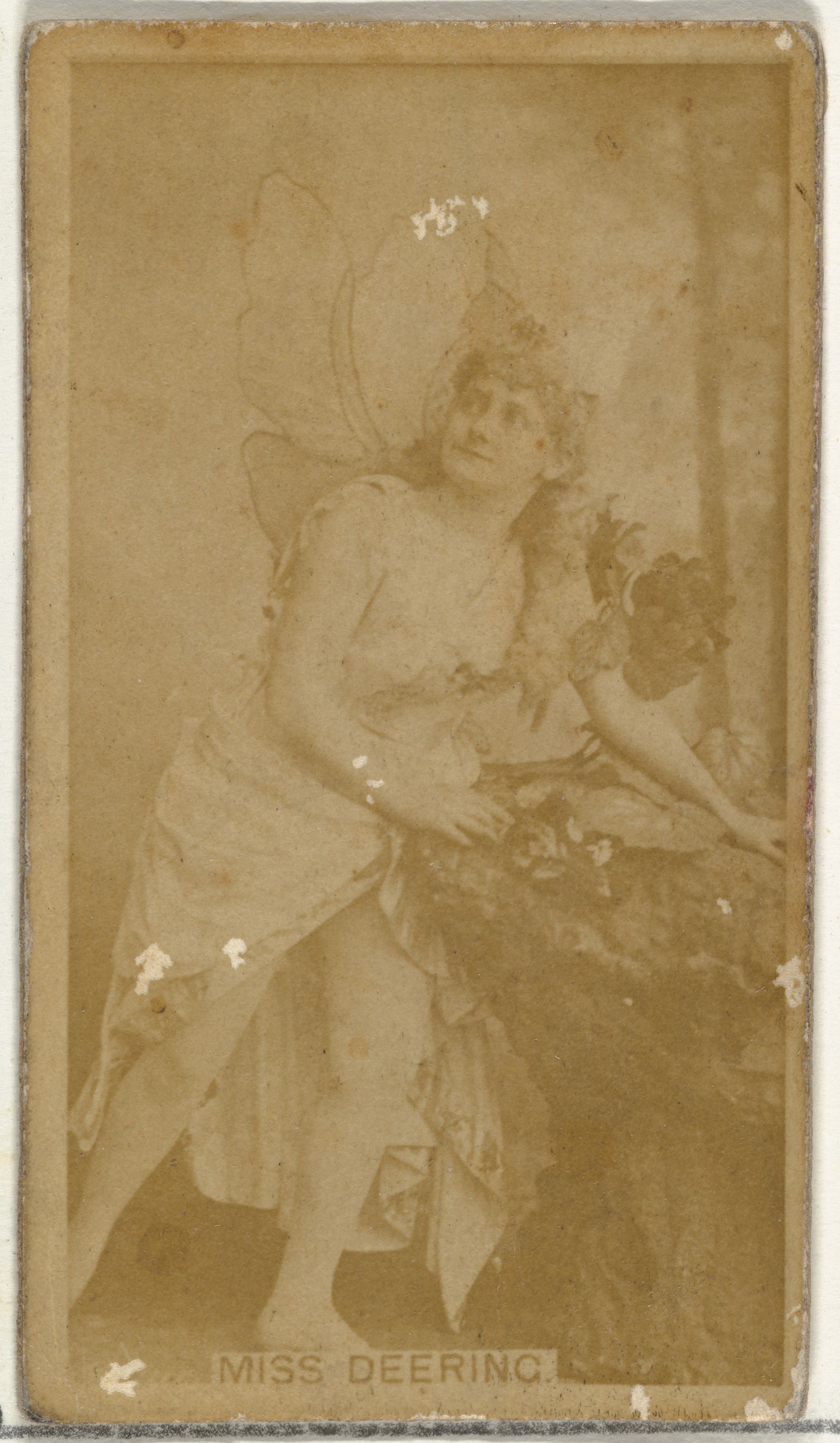 W. Duke, Sons & Co., Miss Deering, from the Actors and Actresses series (N145-8) issued by Duke Sons & Co. to promote Duke Cigarettes