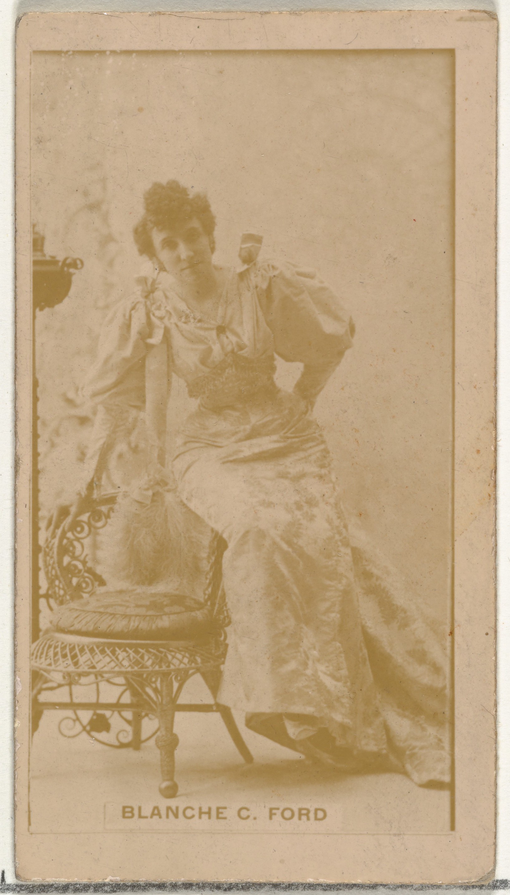 W. Duke, Sons & Co., Blanche C. Ford, from the Actors and Actresses series (N145-8) issued by Duke Sons & Co. to promote Duke Cigarettes