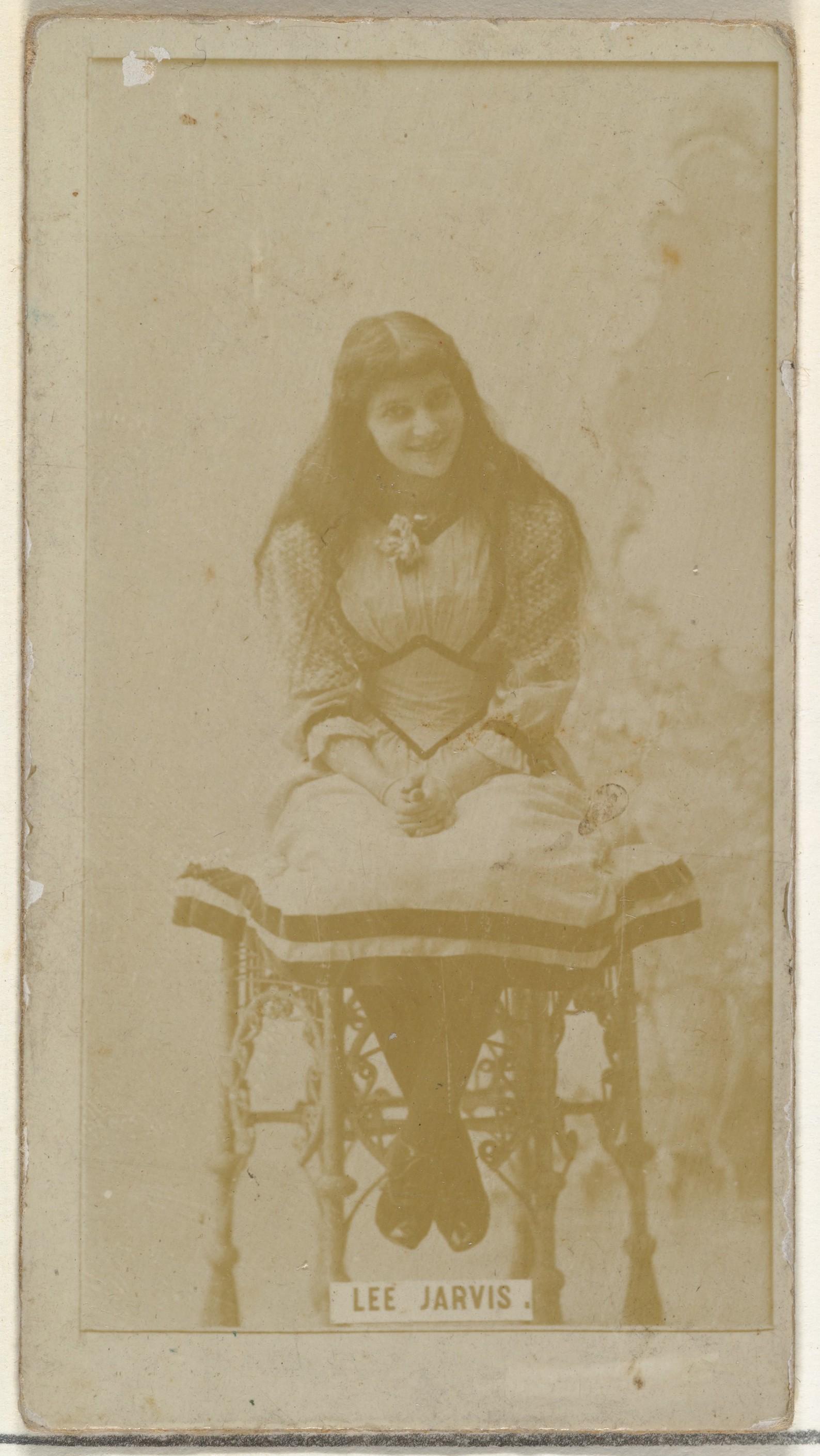 W. Duke, Sons & Co., Lee Jarvis, from the Actors and Actresses series (N145-8) issued by Duke Sons & Co. to promote Duke Cigarettes
