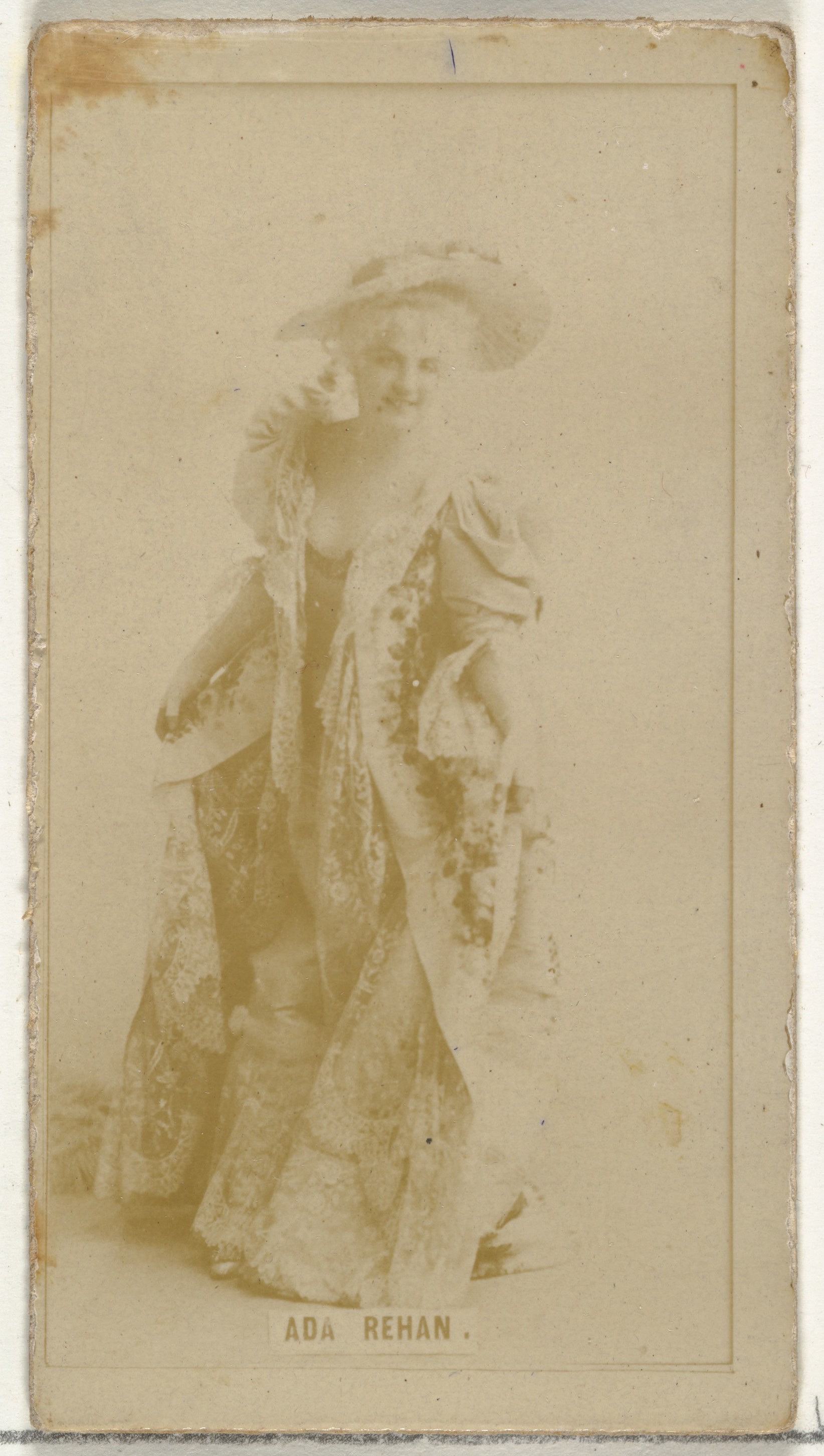 W. Duke, Sons & Co., Ada Rehan, from the Actors and Actresses series (N145-8) issued by Duke Sons & Co. to promote Duke Cigarettes