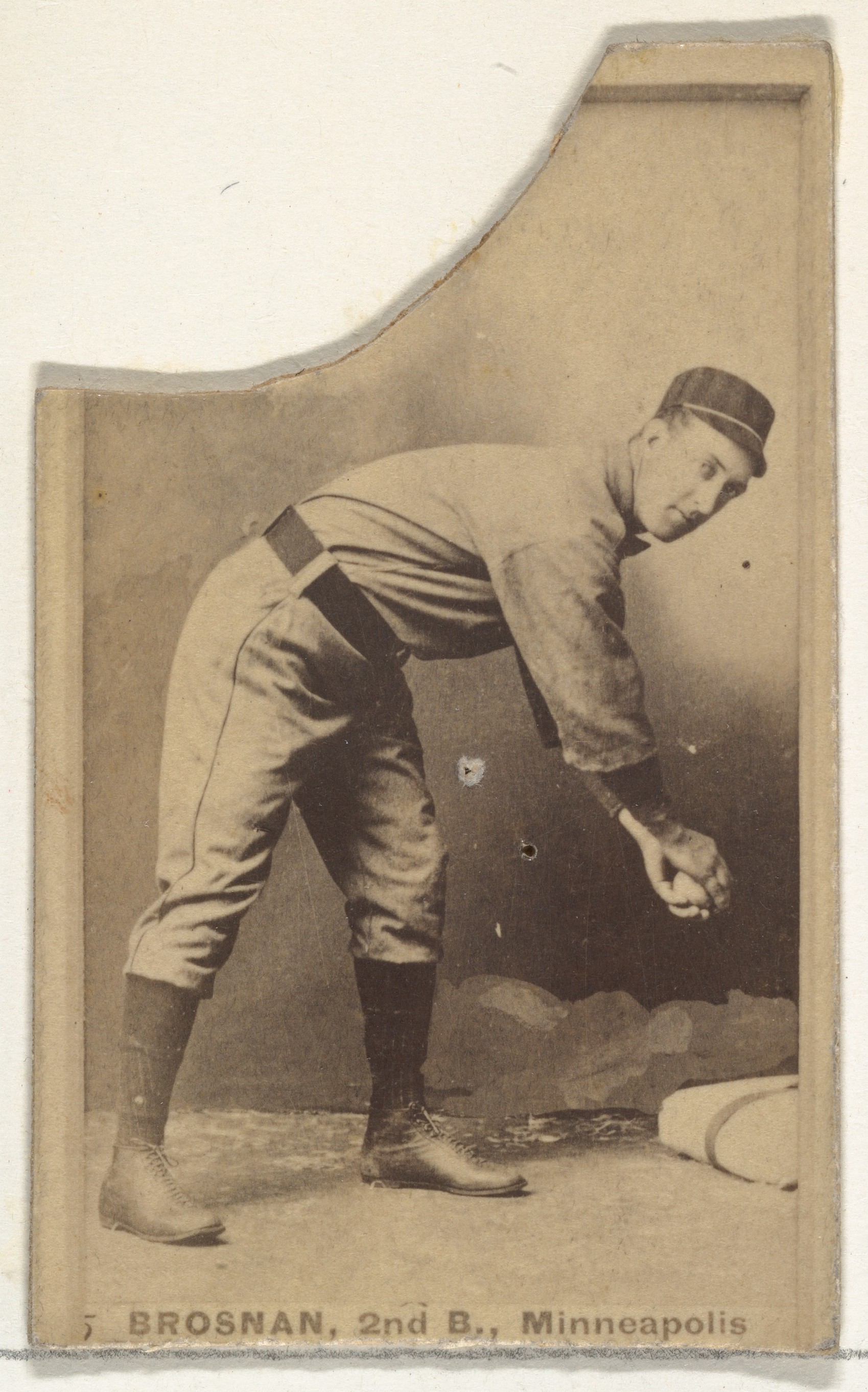 Goodwin & Company, Timothy J. Brosnan, 2nd Base, Minneapolis, from the Old Judge series (N172) for Old Judge Cigarettes