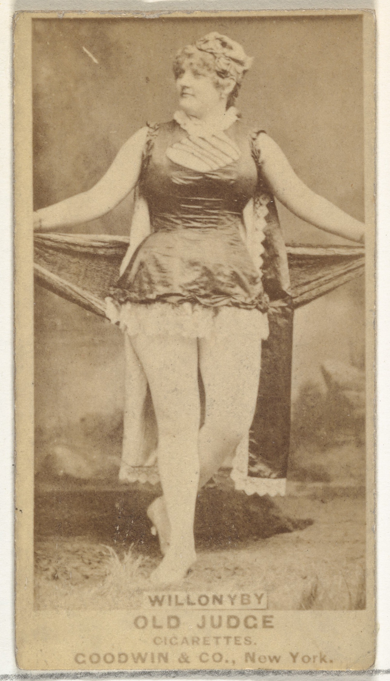 Goodwin & Company, Willonyby, from the Actors and Actresses series (N171) for Old Judge Cigarettes