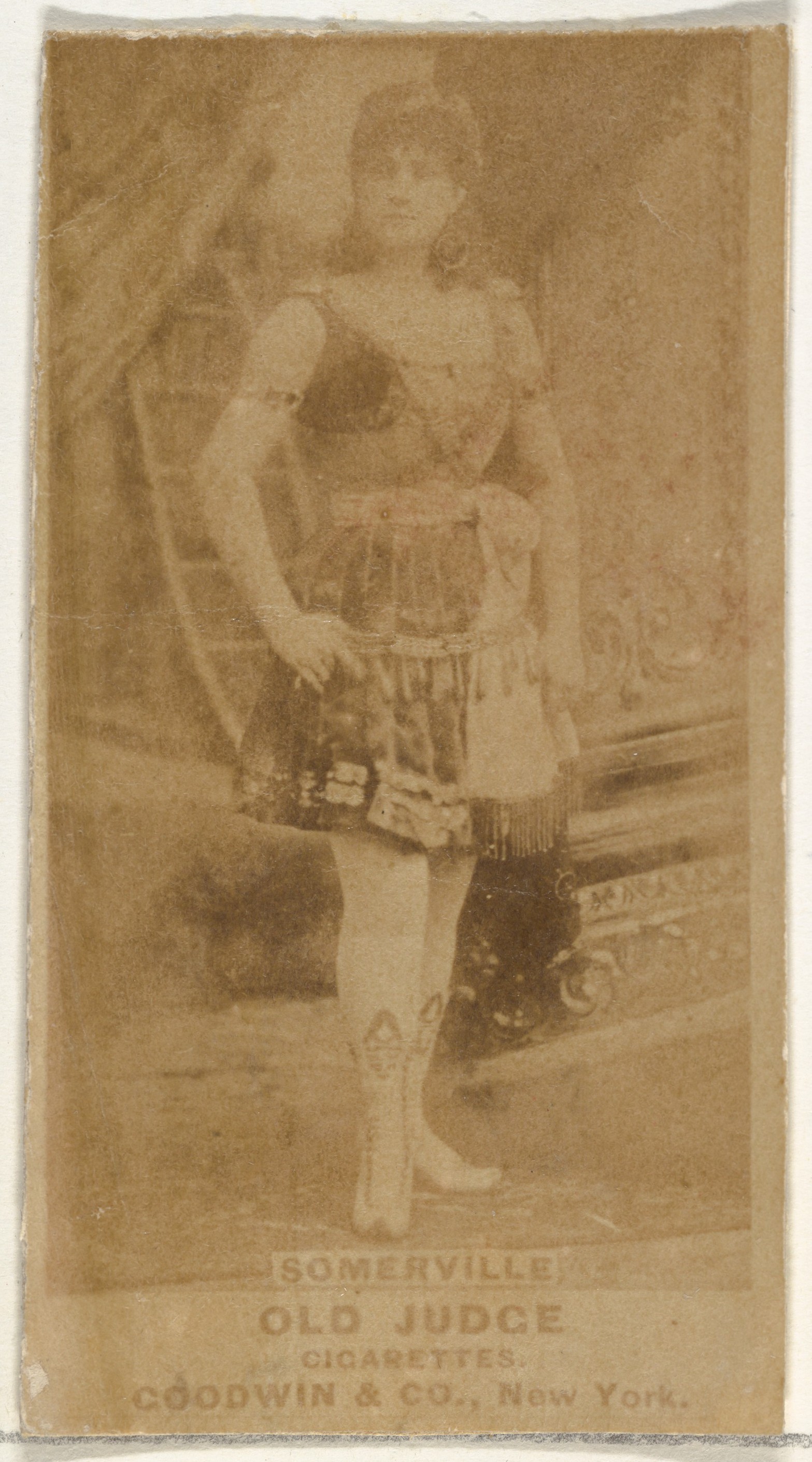 Goodwin & Company, Annie Somerville, from the Actors and Actresses series (N171) for Old Judge Cigarettes