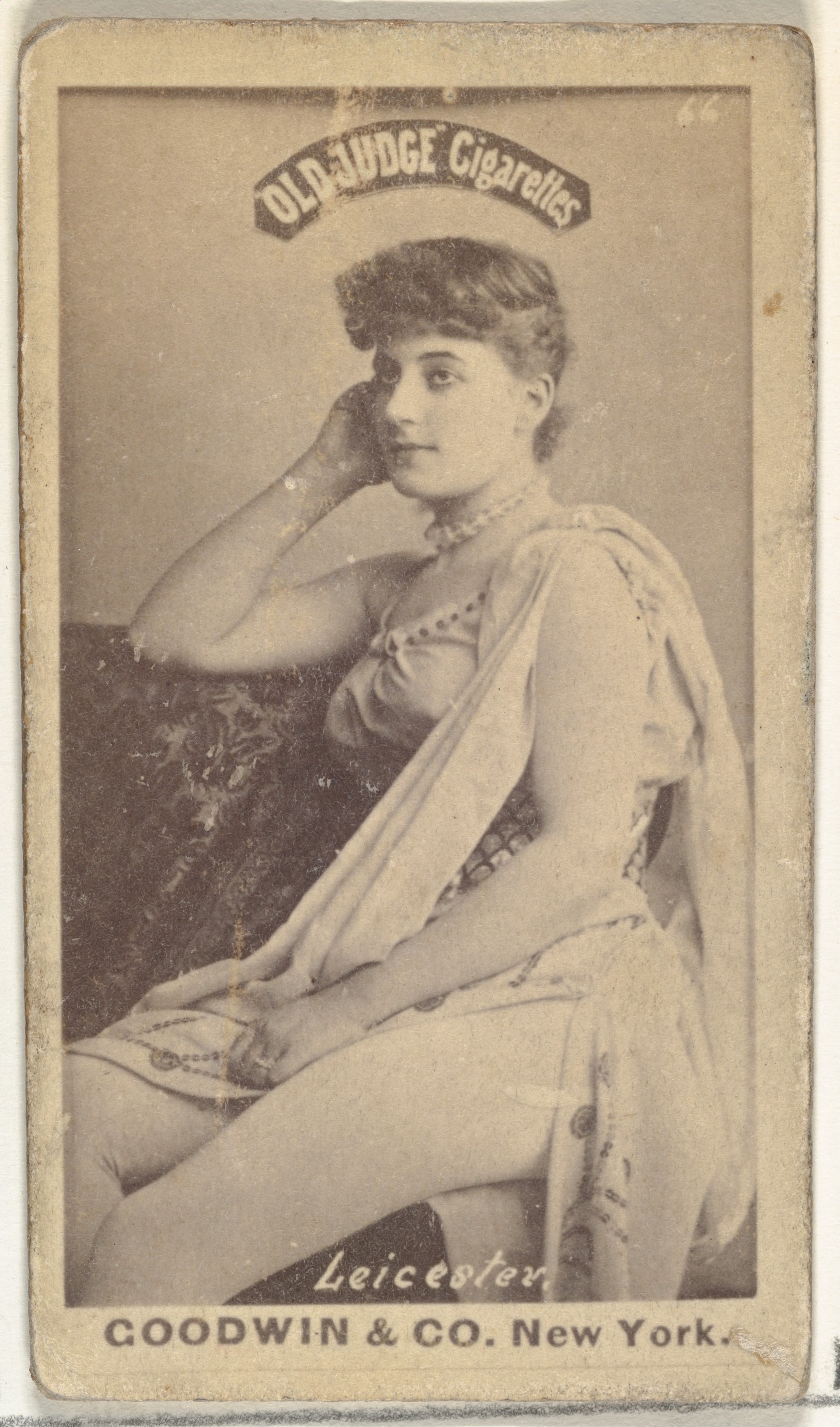 Goodwin & Company, Leicester, from the Actors and Actresses series (N171) for Old Judge Cigarettes