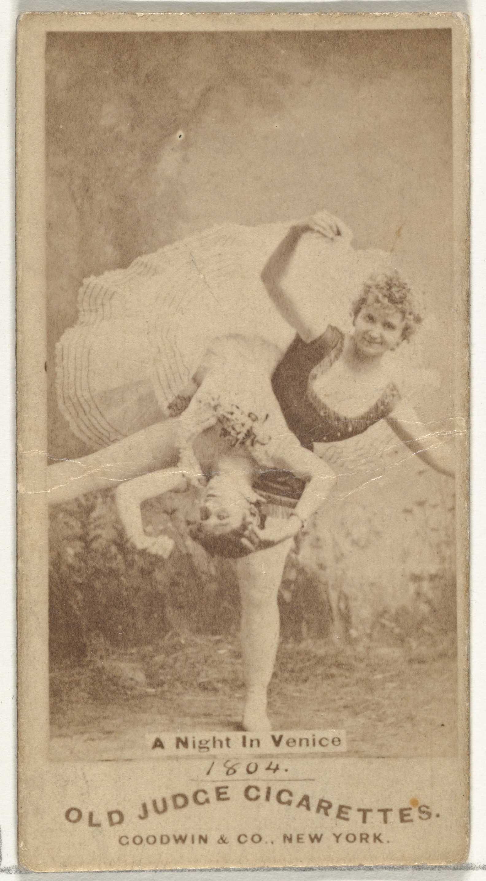 A Night in Venice, from the Actors and Actresses series (N171) for Old Judge Cigarettes