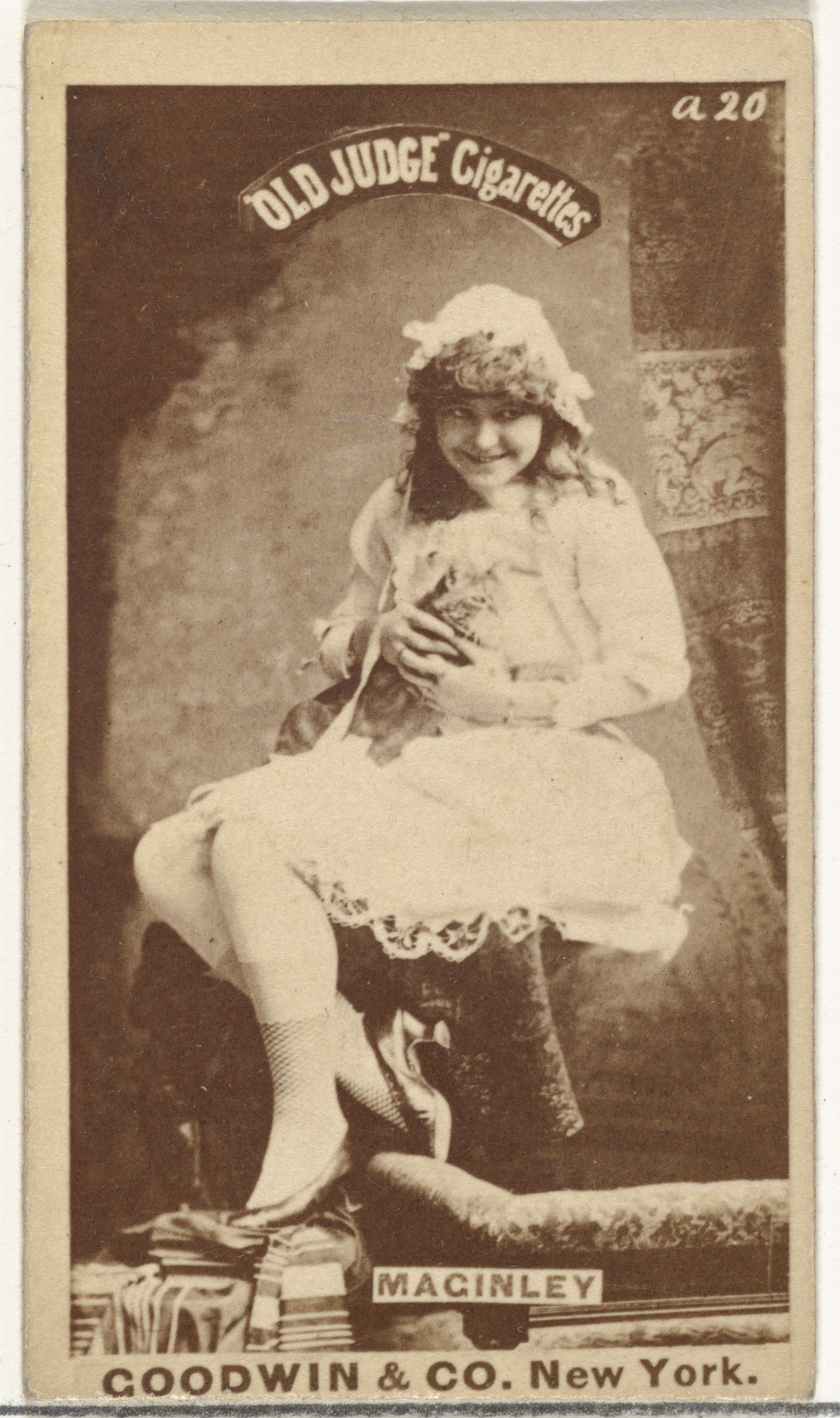 Goodwin & Company, Maginley, from the Actors and Actresses series (N171) for Old Judge Cigarettes
