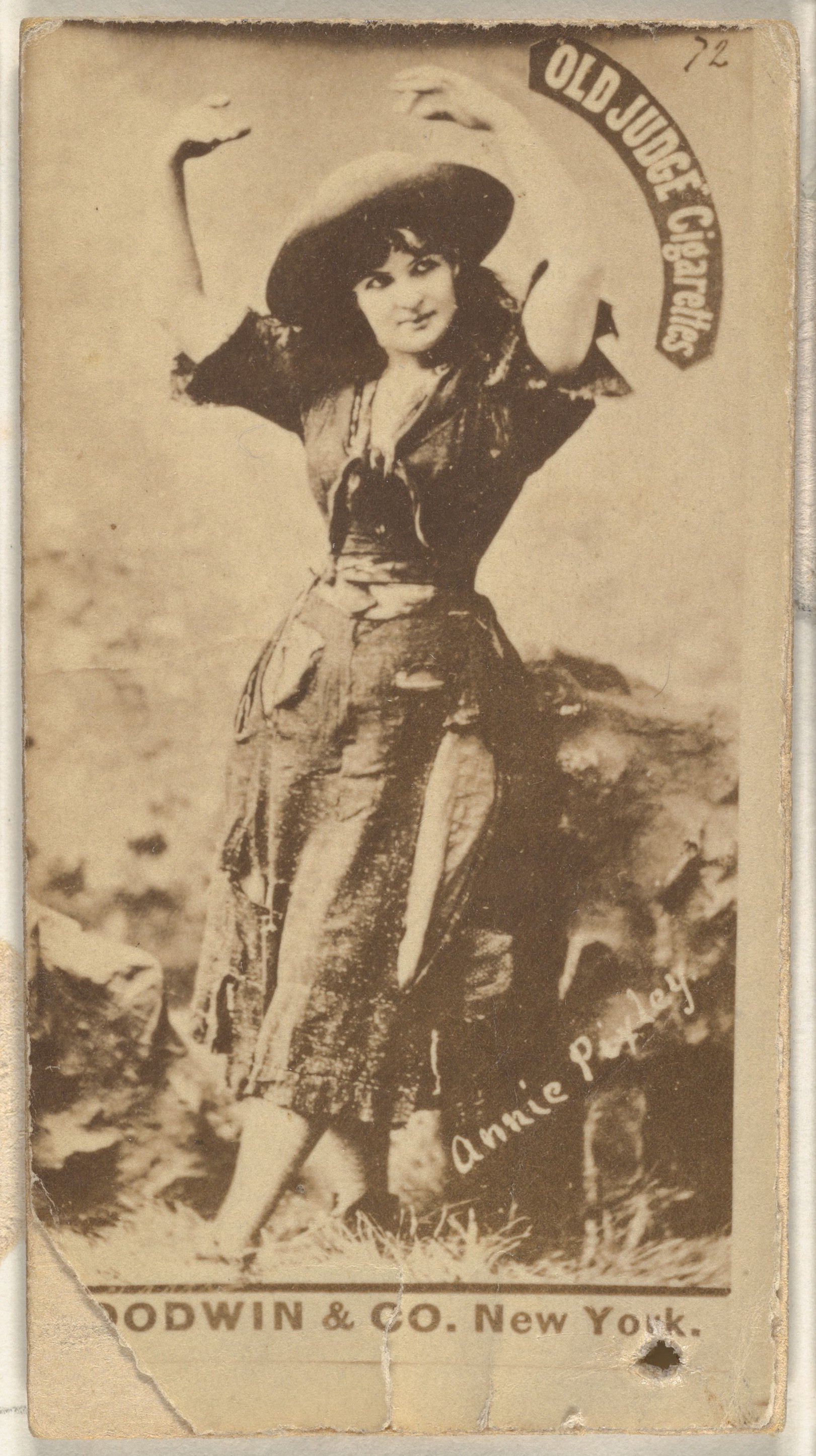 Goodwin & Company, Annie Pixley, from the Actors and Actresses series (N171) for Old Judge Cigarettes